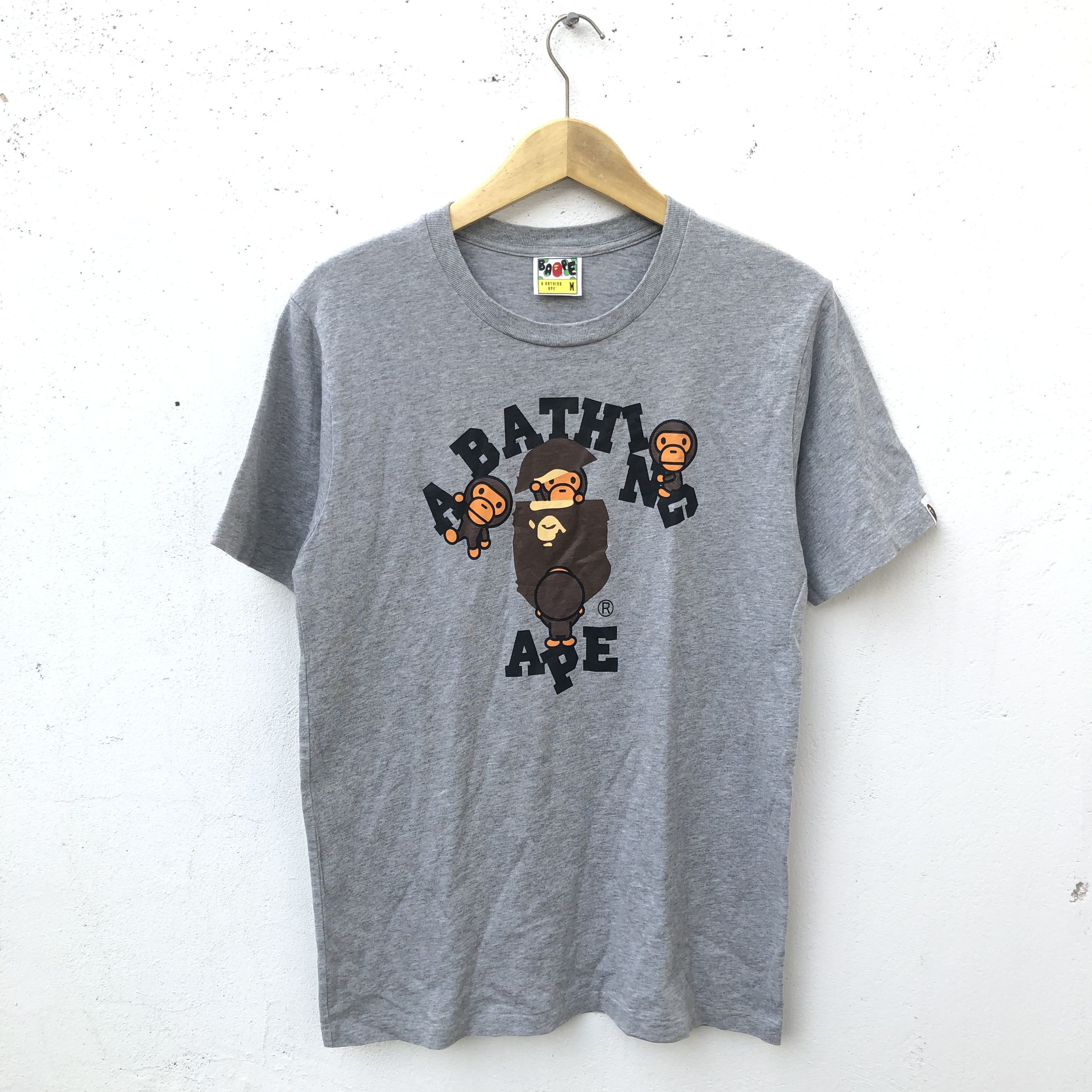 Bape Baby Milo on Bape Head t-shirt