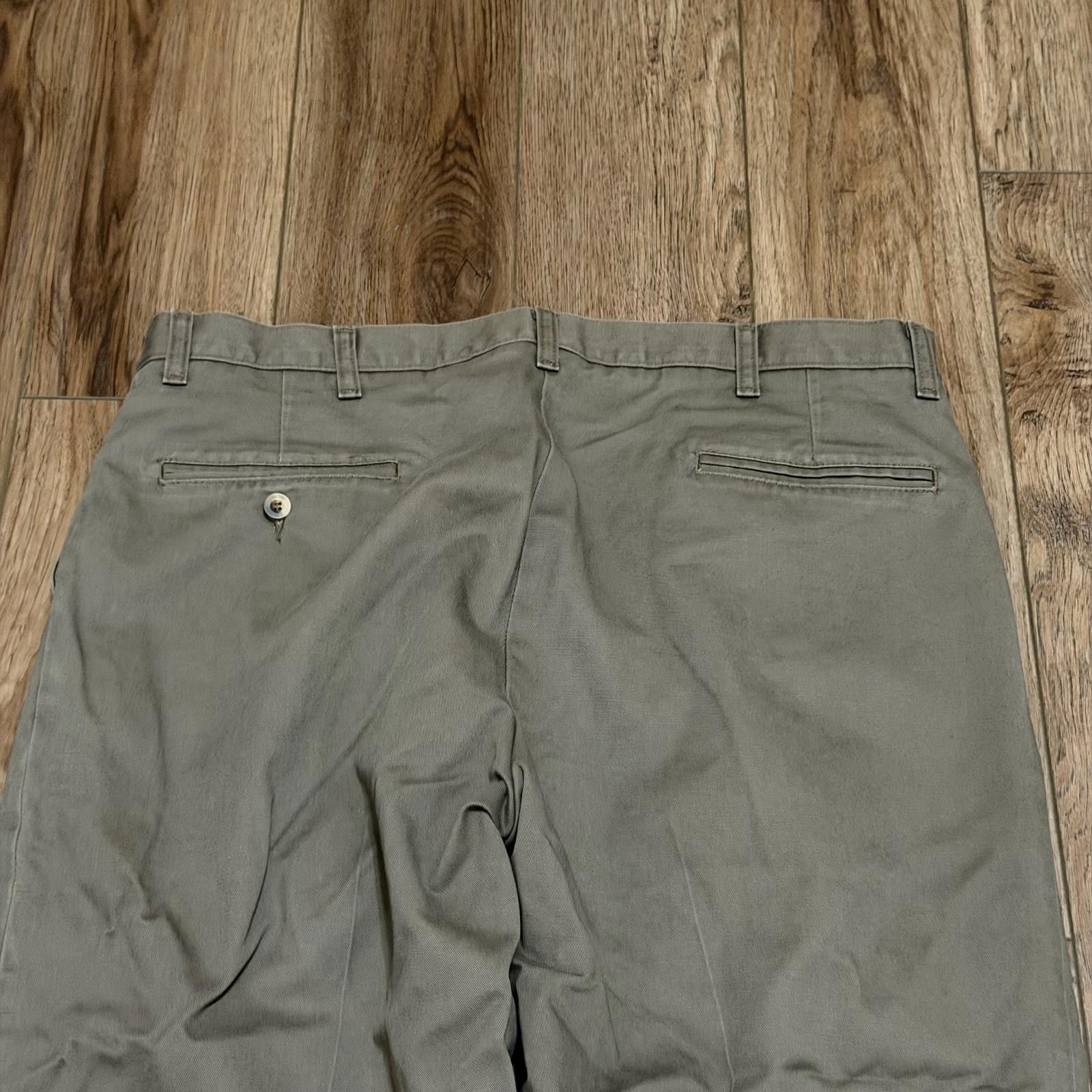 Wrangler Vintage Wrangler Premium Khaki Pleated Pants 38x29 Size US 38 / EU 54 - 4 Thumbnail