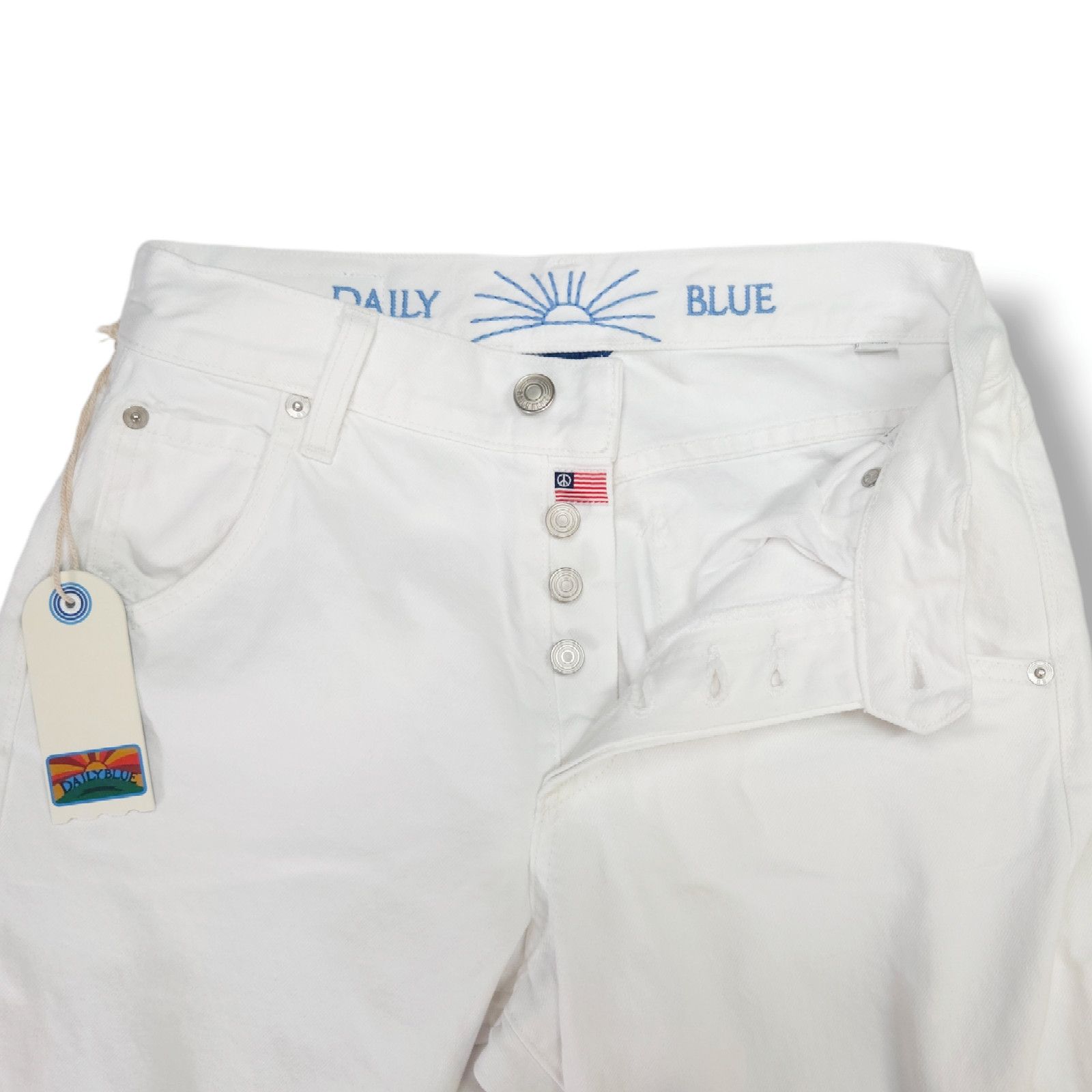 AG Adriano Goldschmied NWT Daily Blue Adriano Goldschmied Mantra Barrel Jeans Sz 24 Size 24" / US 00 / IT 34 - 7 Thumbnail