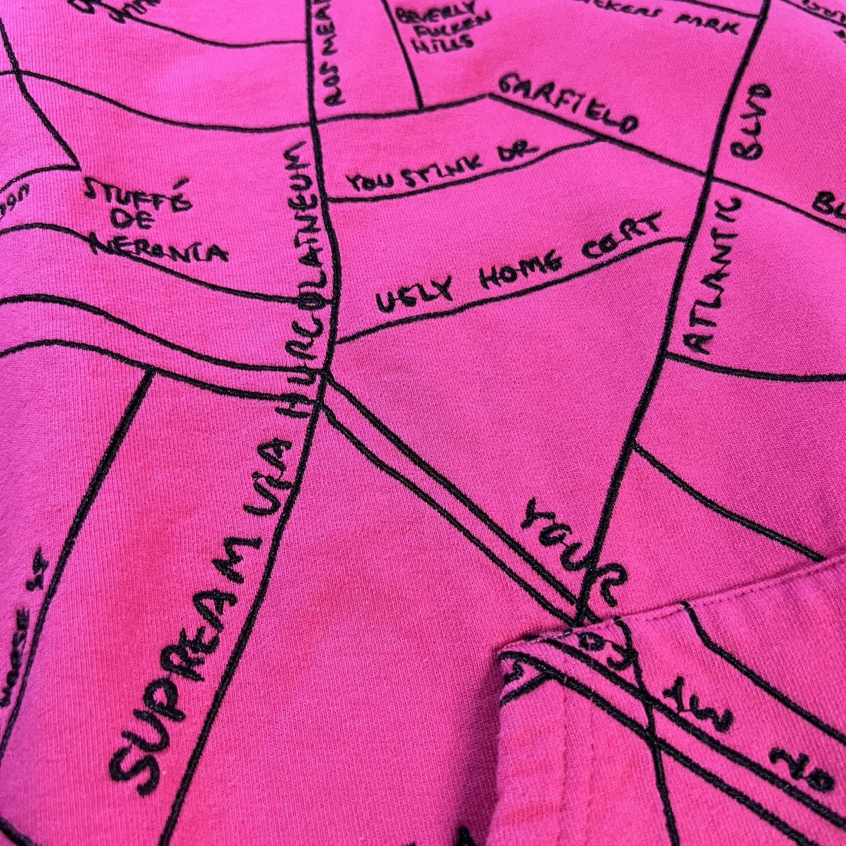 Supreme Supreme Gonz Embroidered Streets Hoodie Pink Size US M / EU 48-50 / 2 - 3 Thumbnail