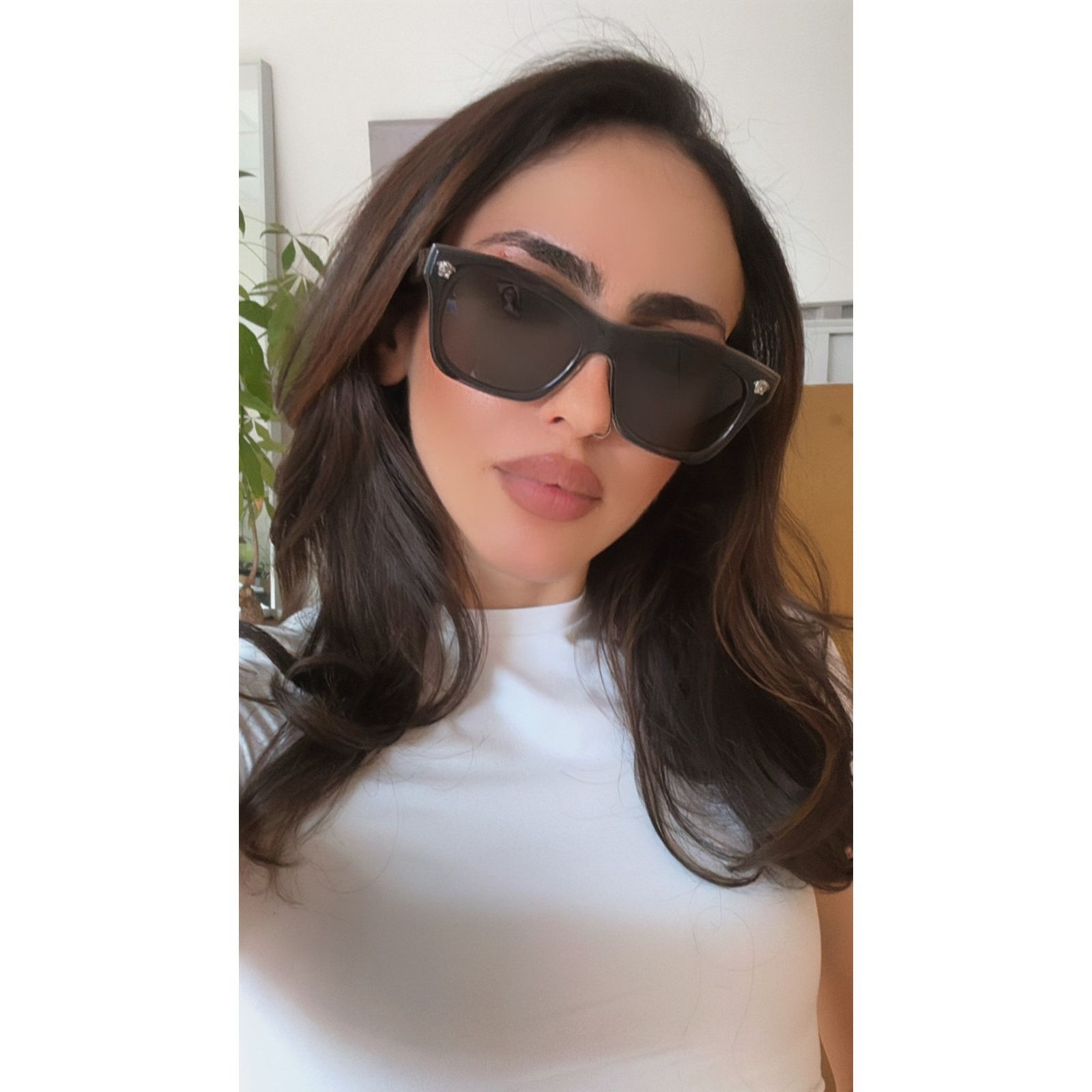 NEW Versace VE2272 Havana Brown Medusa Wayfarer Sunglasses