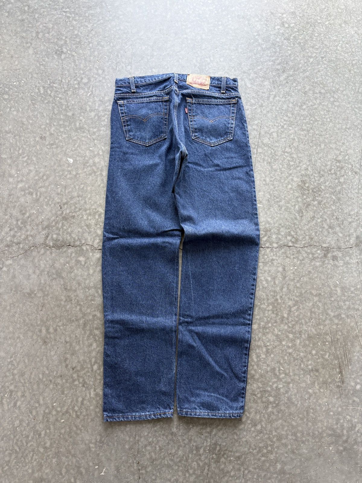 Levi's Vintage 80s Levis 505 XX Dark Wash Jeans 36x34 Size US 36 / EU 52 - 1 Thumbnail