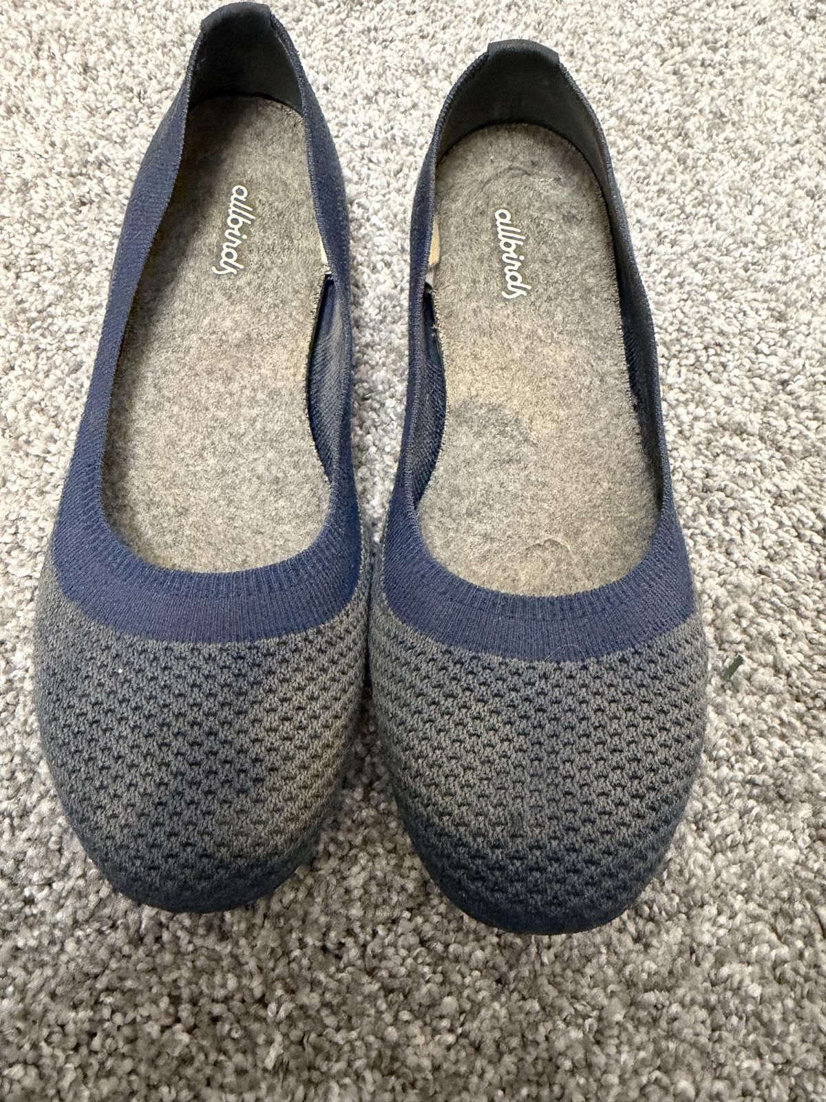 Allbirds Allbirds Tree Breezers Women's Blue Knit Flats Size 7 Size US 7 / IT 37 - 3 Thumbnail