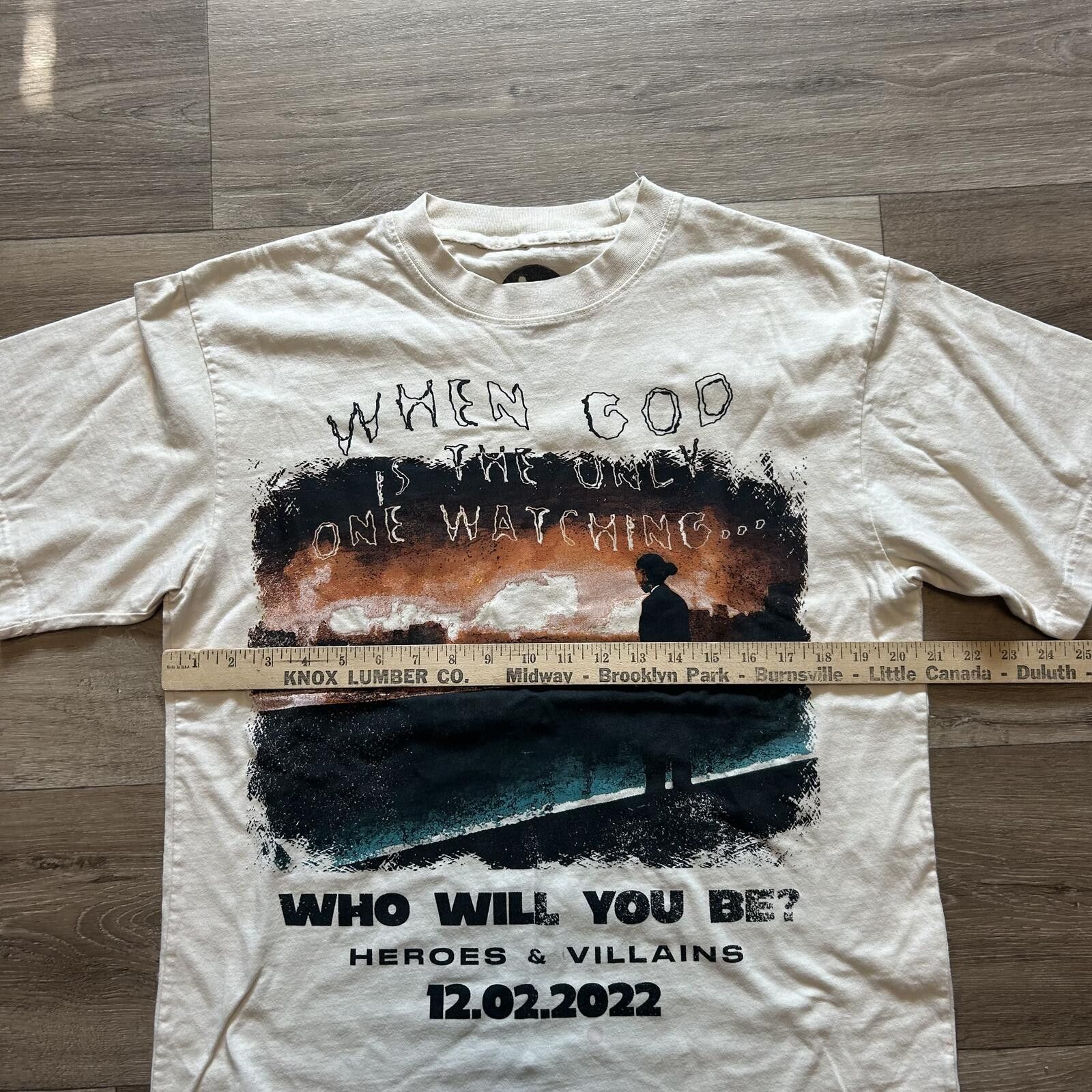 Unknown London Metro Boomin 2022 Hero’s and Villans Tour T Shirt size M Size ONE SIZE - 6 Thumbnail