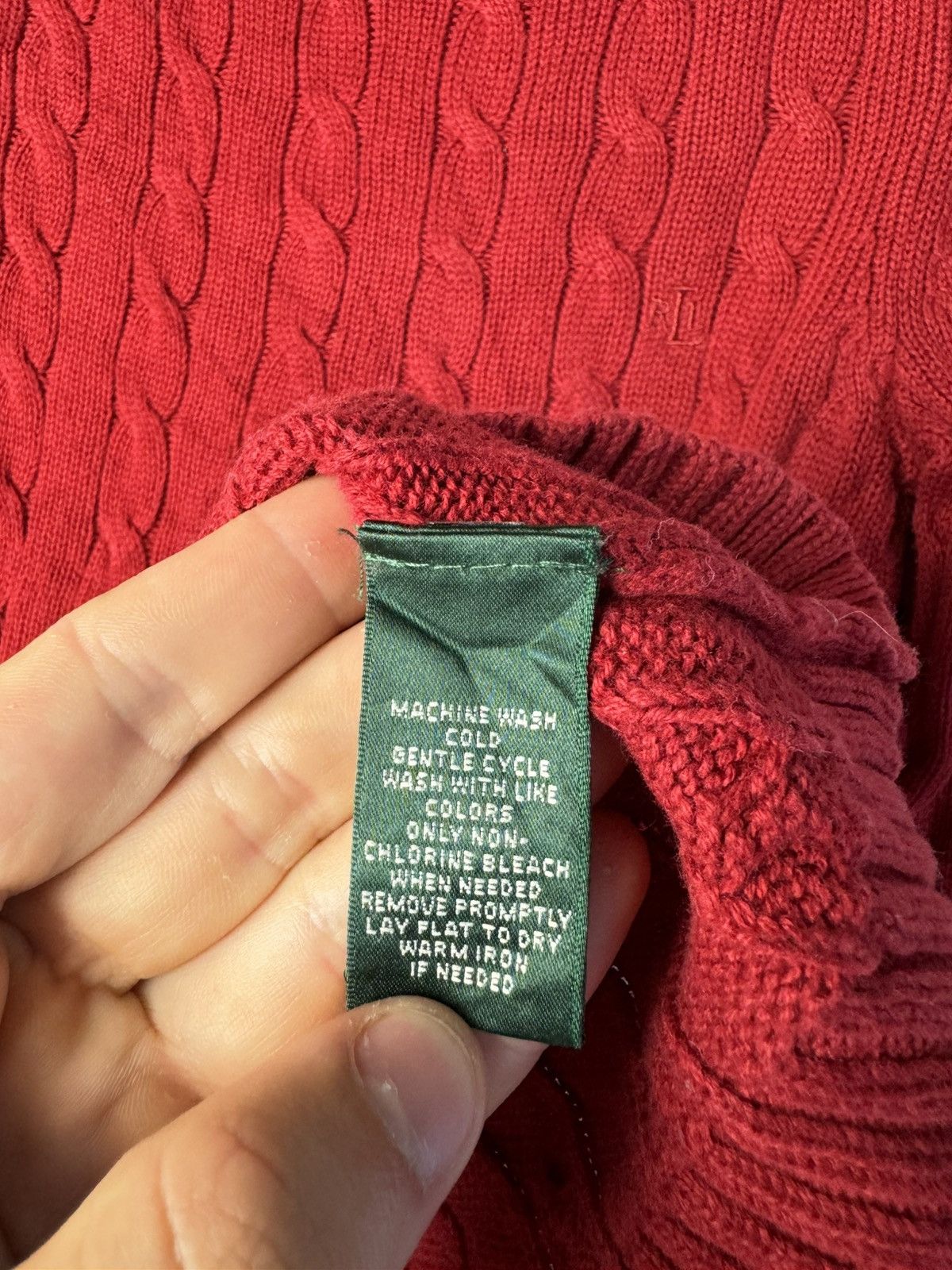 Lauren Ralph Lauren × Vintage Lauren Ralph Lauren Knit Sweater size S Size S / US 4 / IT 40 - 8 Thumbnail