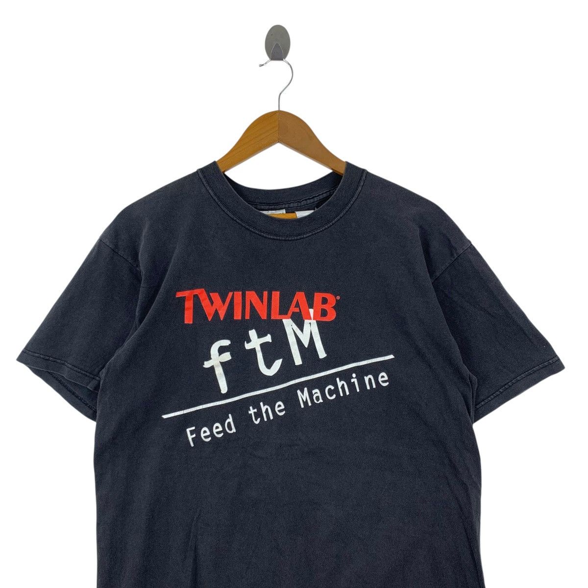 Twins Vintage TWIN LAB FTM Feed The Machine Short Sleeve Tshirt Size US L / EU 52-54 / 3 - 2 Thumbnail