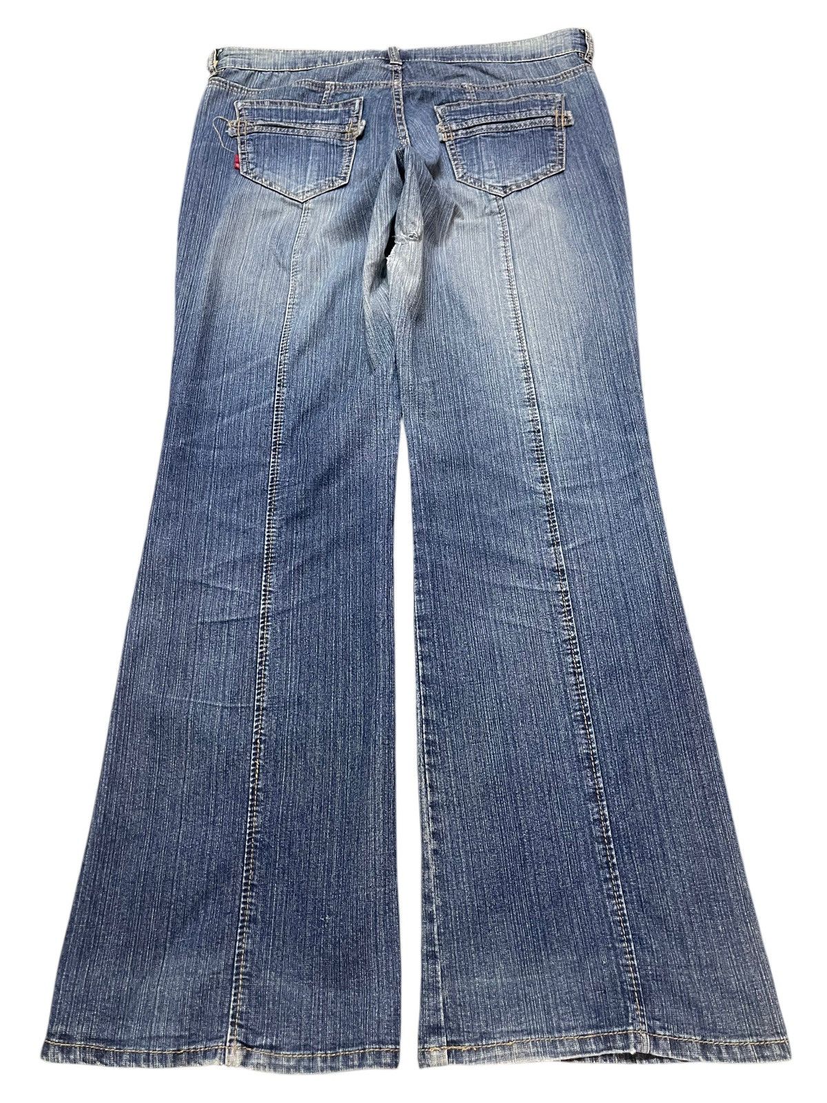 Hysteric Glamour Vintage Japanese Brand Faded Wash Avant Garde Wide Leg Size US 32 / EU 48 - 2 Thumbnail