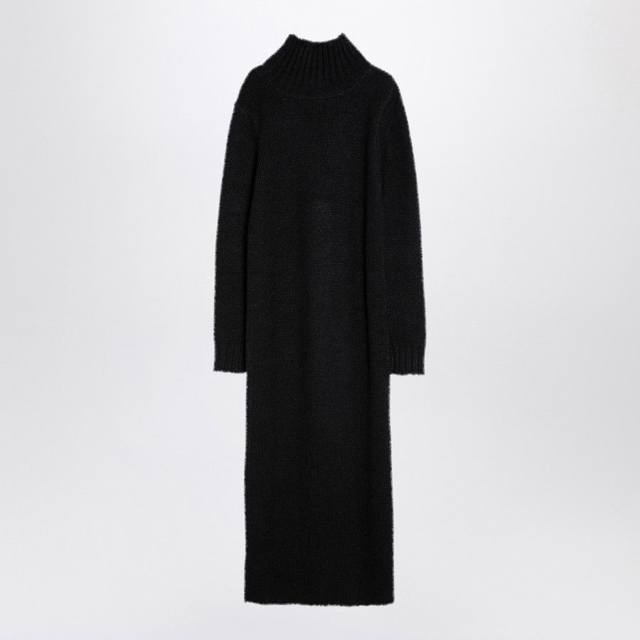 Jil Sander o1d2blof0824 Turtleneck Dress in Black Size M / US 6-8 / IT 42-44 - 2 Thumbnail