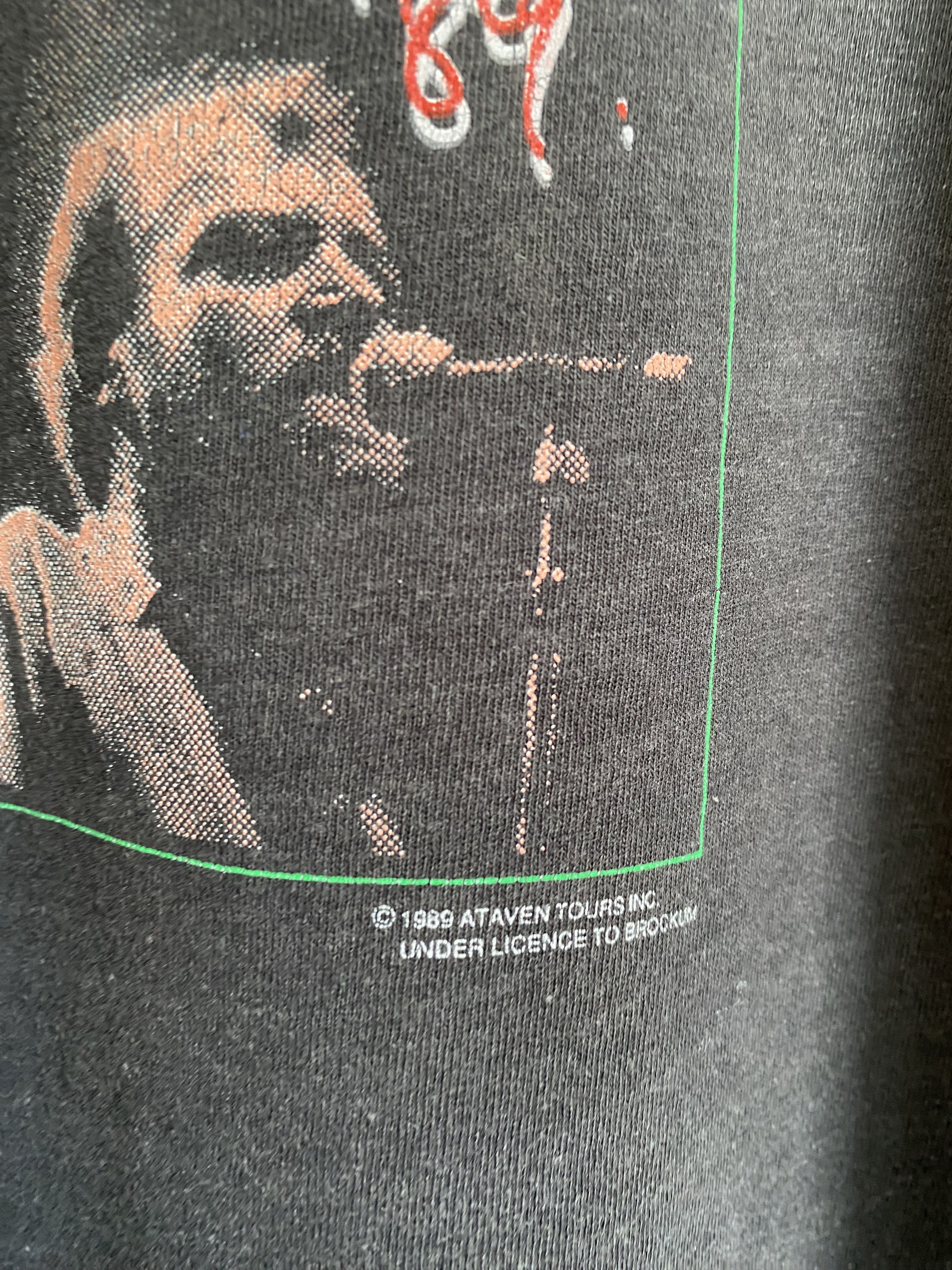 Band Tees × Vintage Vintage 1989 Joe Cocker world tour t-shirt Size US L / EU 52-54 / 3 - 3 Thumbnail