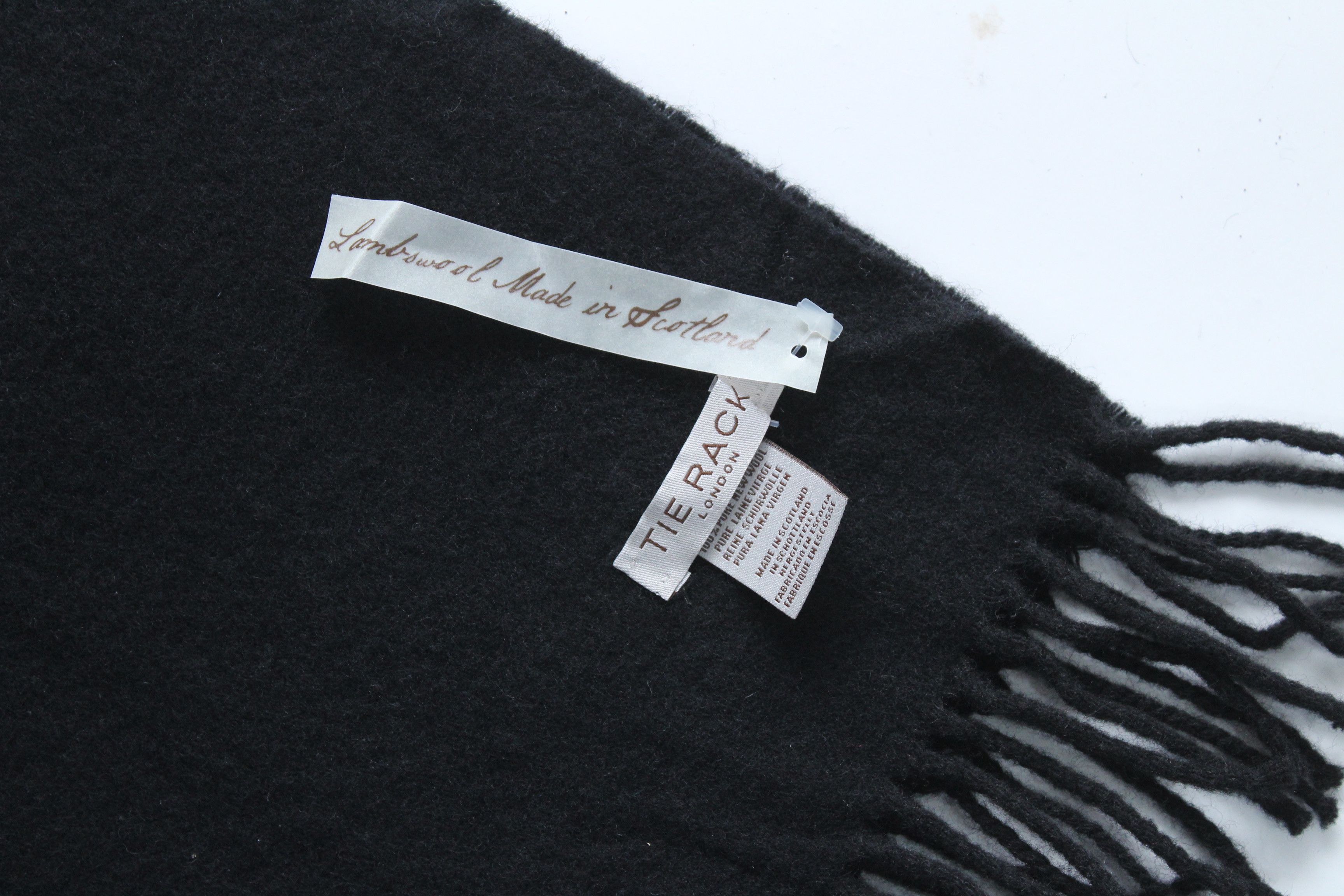 Vintage Tie Rack London Scard Lambswool Made In Scotland New Size ONE SIZE - 5 Thumbnail