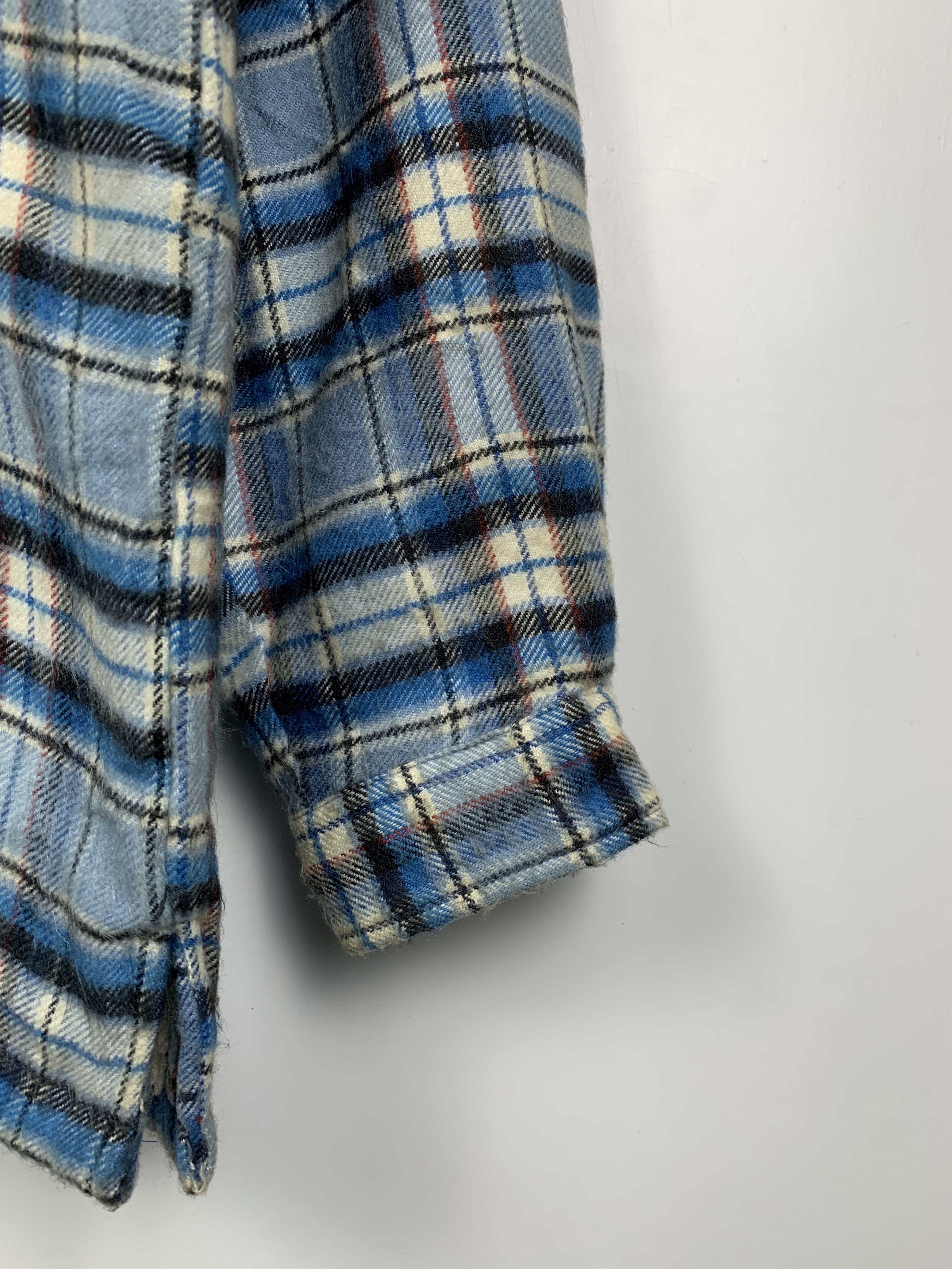 Other Vintage Japanese Brand Plaid Sherpa Jacket J1225 Size US L / EU 52-54 / 3 - 8 Thumbnail