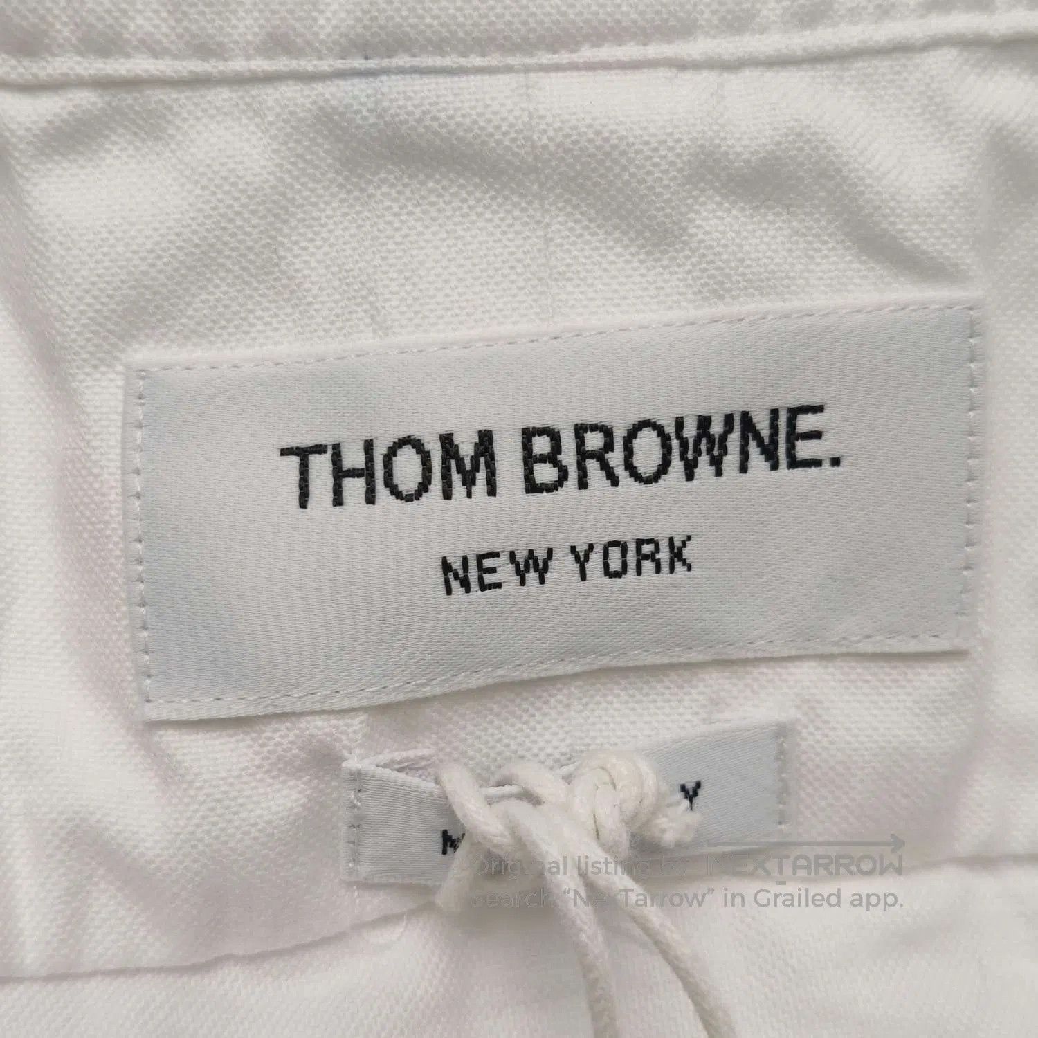 Thom Browne Thom Browne White Striped Sleeve Button. Size US M / EU 48-50 / 2 - 4 Thumbnail