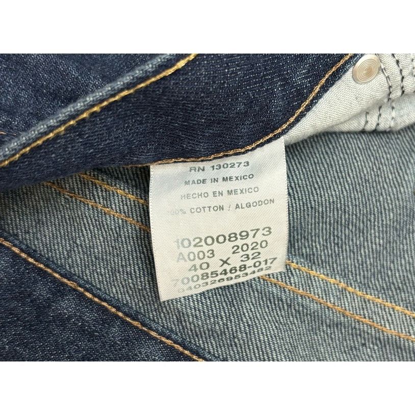 Lee LEE Men’s Regular Fit Straight Leg Premium Jeans | 40W x32L Size US 40 / EU 56 - 8 Thumbnail