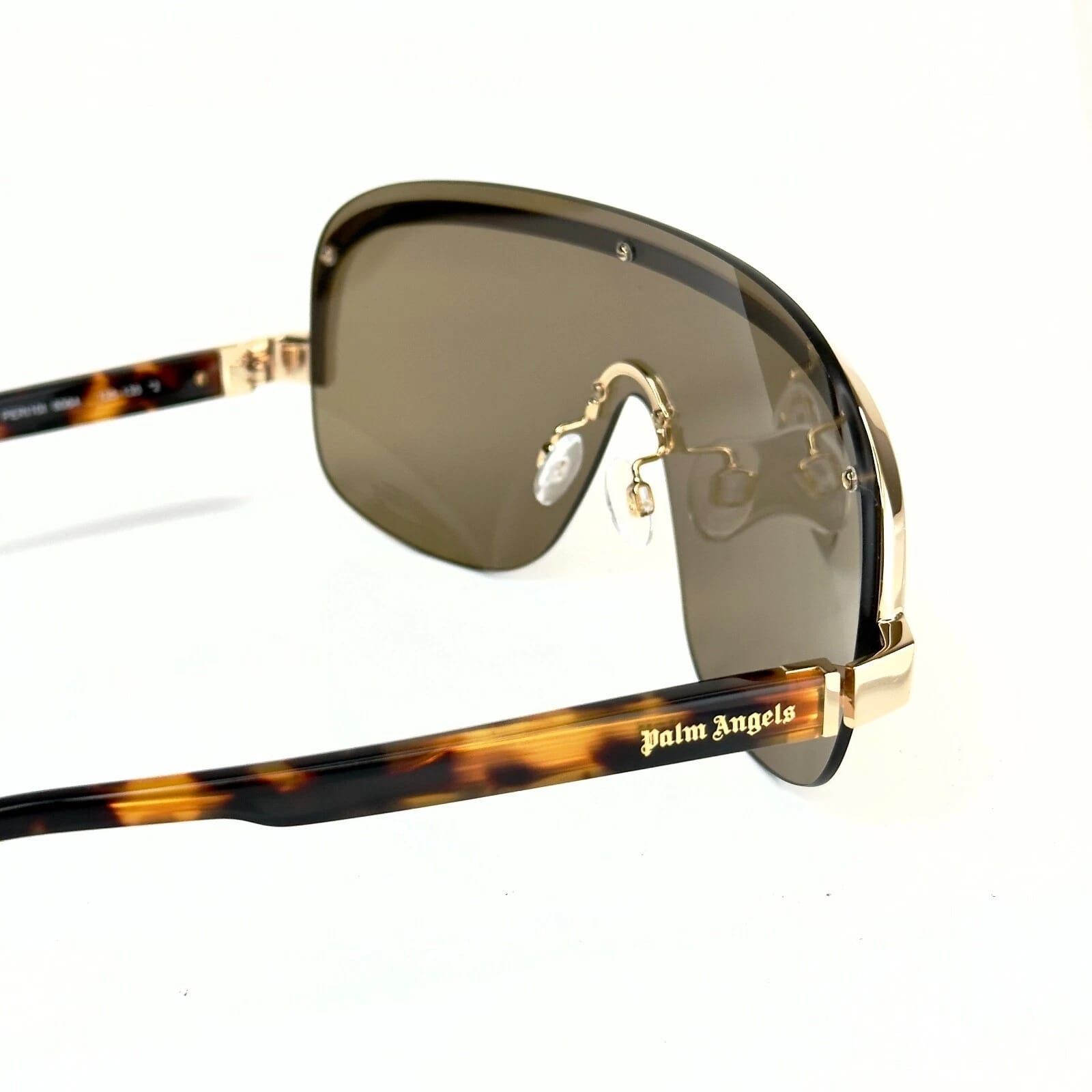 Palm Angels PALM ANGELS PERI10I 10I KING Brown Havana Mask Unisex Size ONE SIZE - 3 Thumbnail