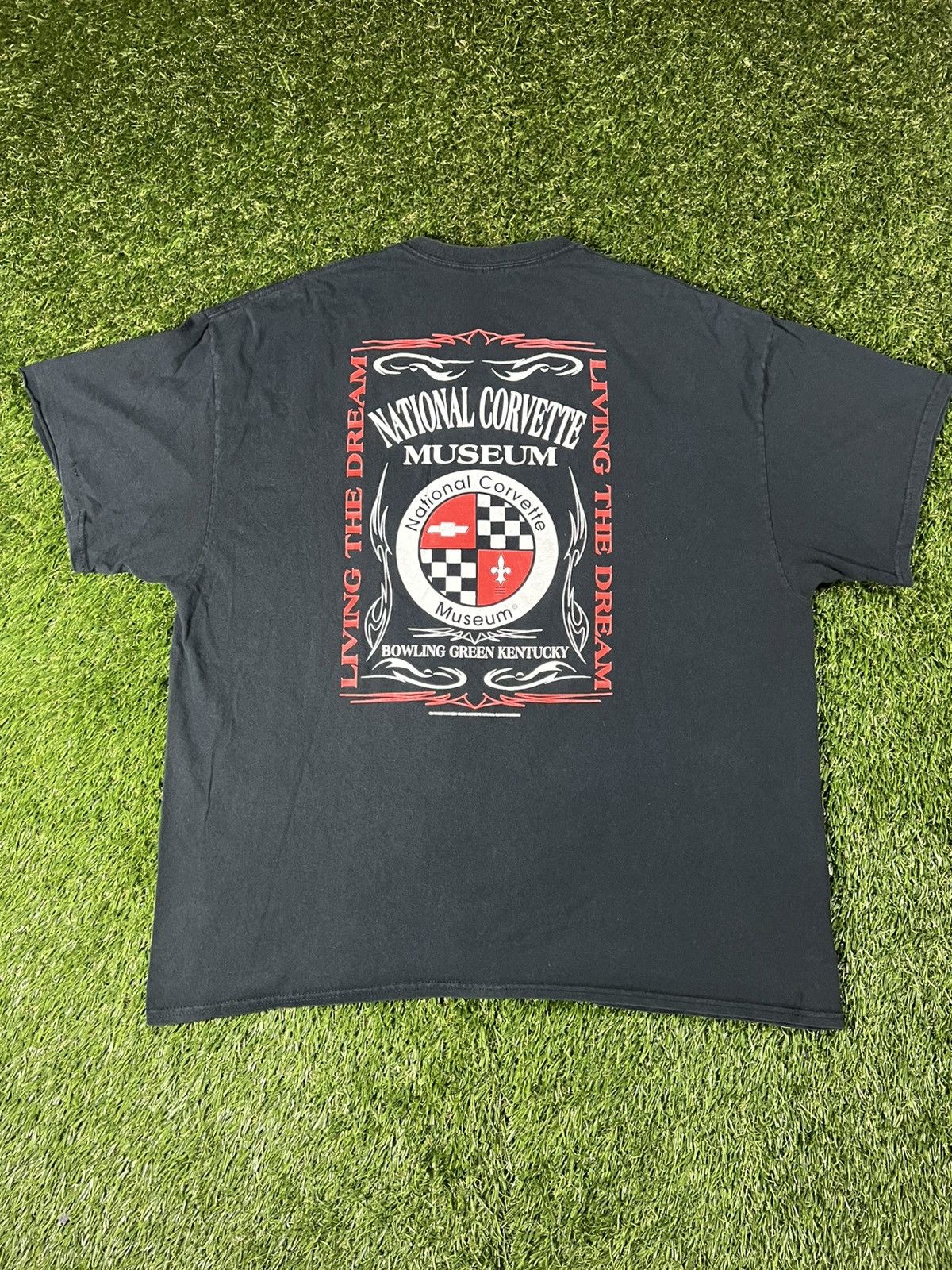 Vintage Vintage Y2K Faded Corvette Museum Jack Daniels Parody Tee Size US XXL / EU 58 / 5 - 3 Thumbnail