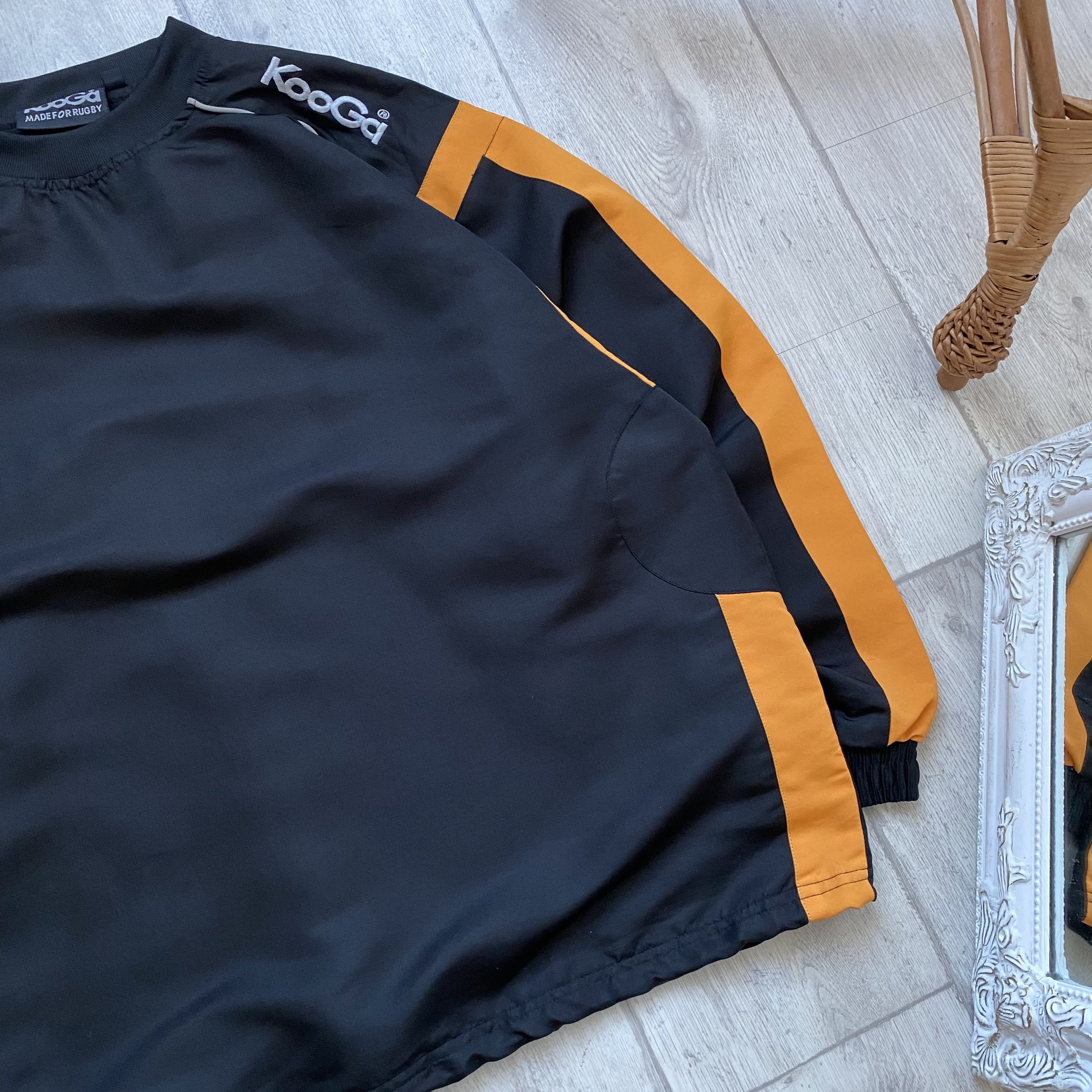 Nike 🏈Drill Vintage Nylon Sweatshirt Kooga Rygbu training jersey Size US M / EU 48-50 / 2 - 4 Thumbnail