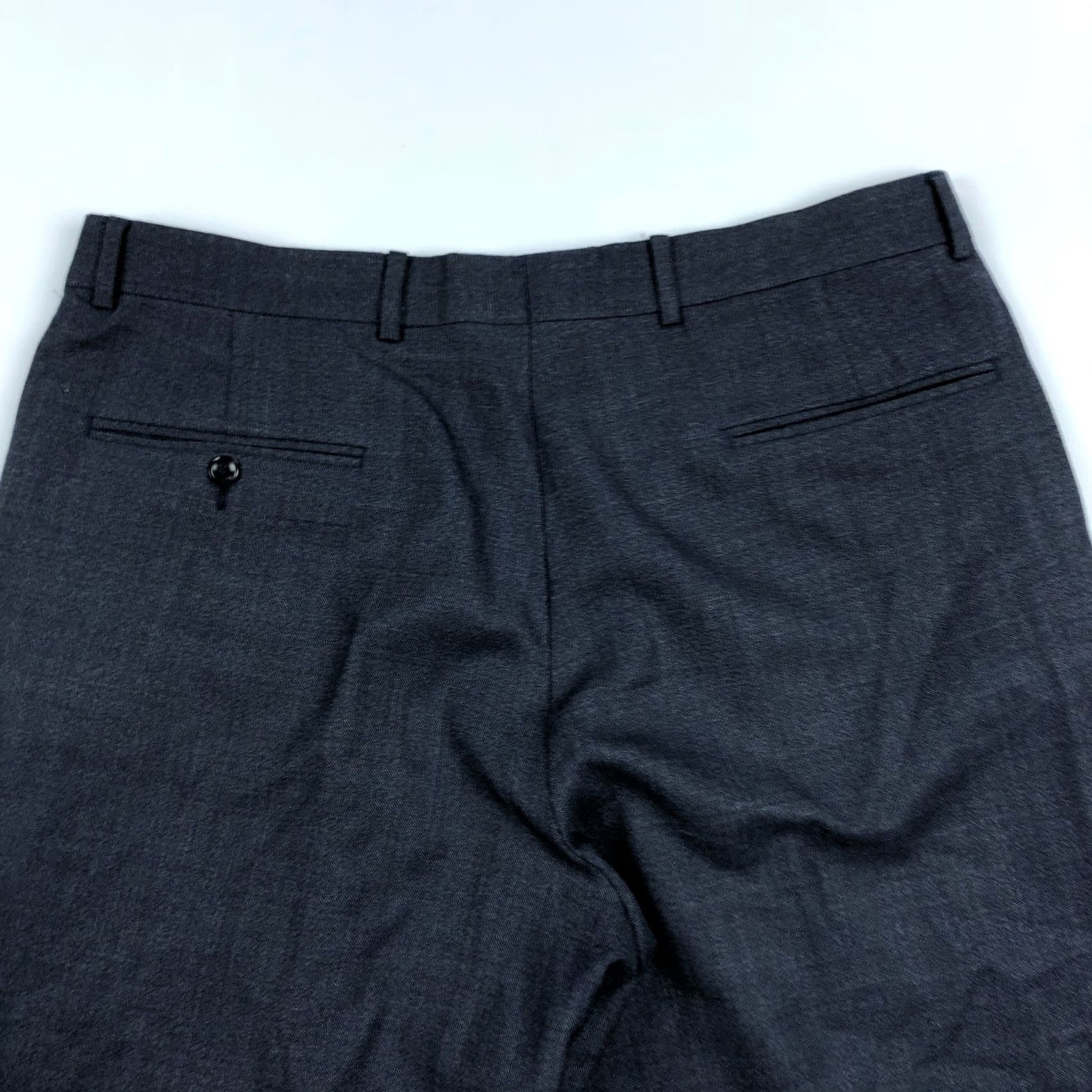 Jos. A. Bank Jos. A. Bank Dress Pants 36x30 Wool Pleated Cuffed Executive Mens Blue Size US 36 / EU 52 - 4 Thumbnail