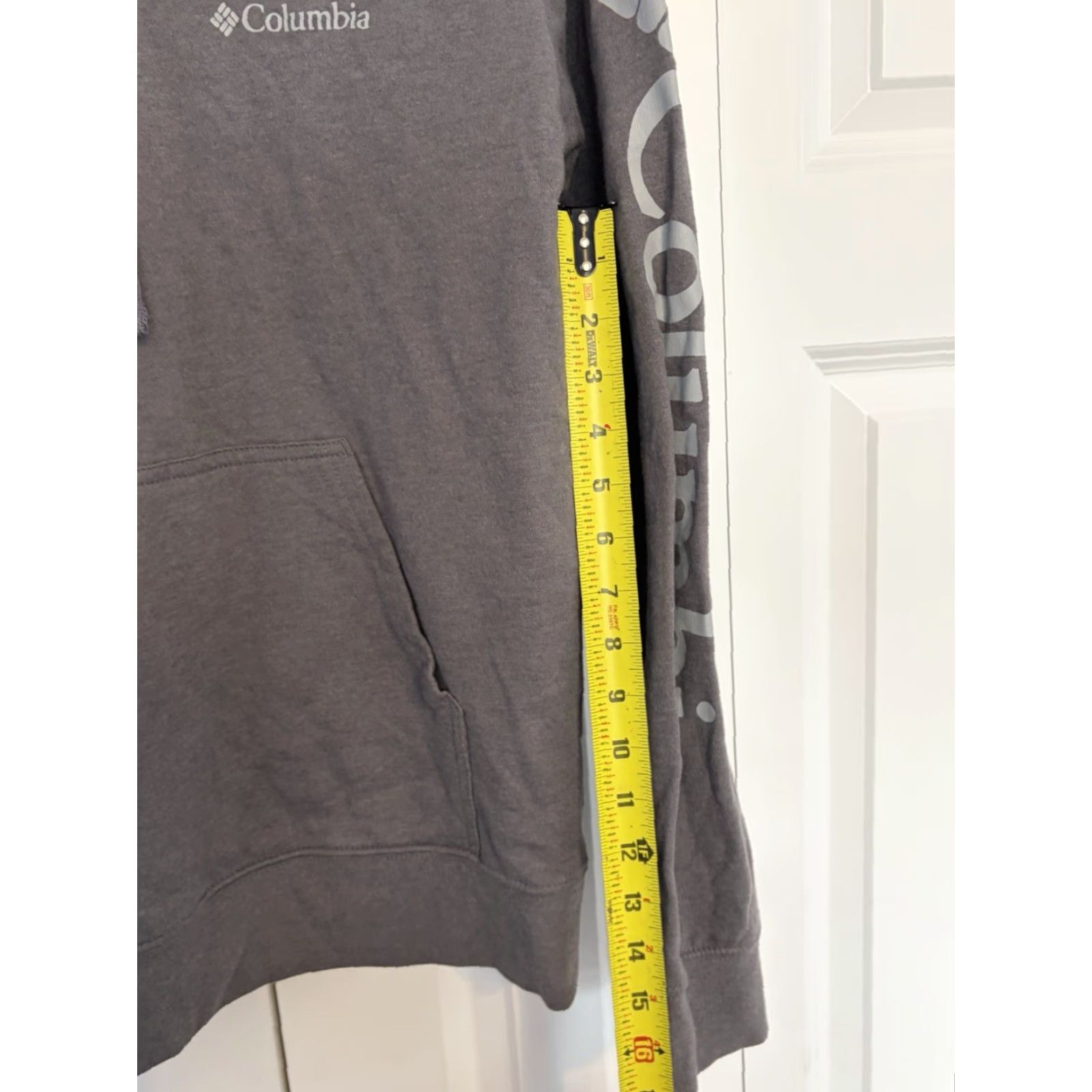 Vintage Columbia Hoodie Men Small Regular Gray Fleece Hooded Crew Neck Pullover Classic Winter Fall Spring Size US S / EU 44-46 / 1 - 4 Thumbnail