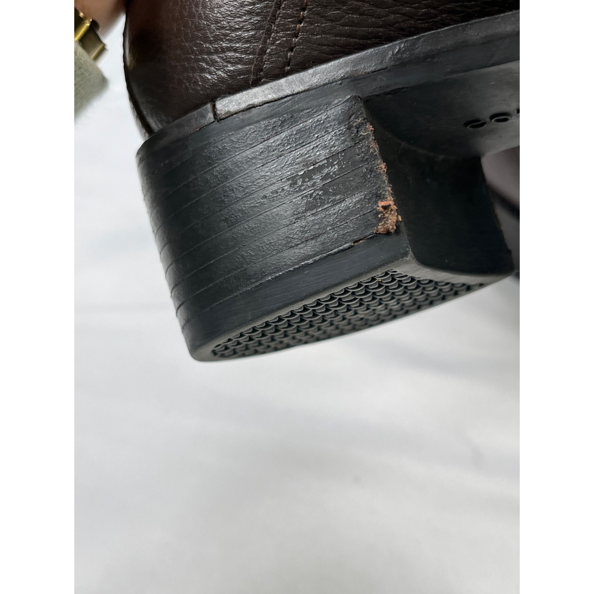 Cole Haan Cole Haan SKU 7500 Womens BrownLeather Ankle Boots Size 6.5 Size US 6.5 / IT 36.5 - 12 Thumbnail