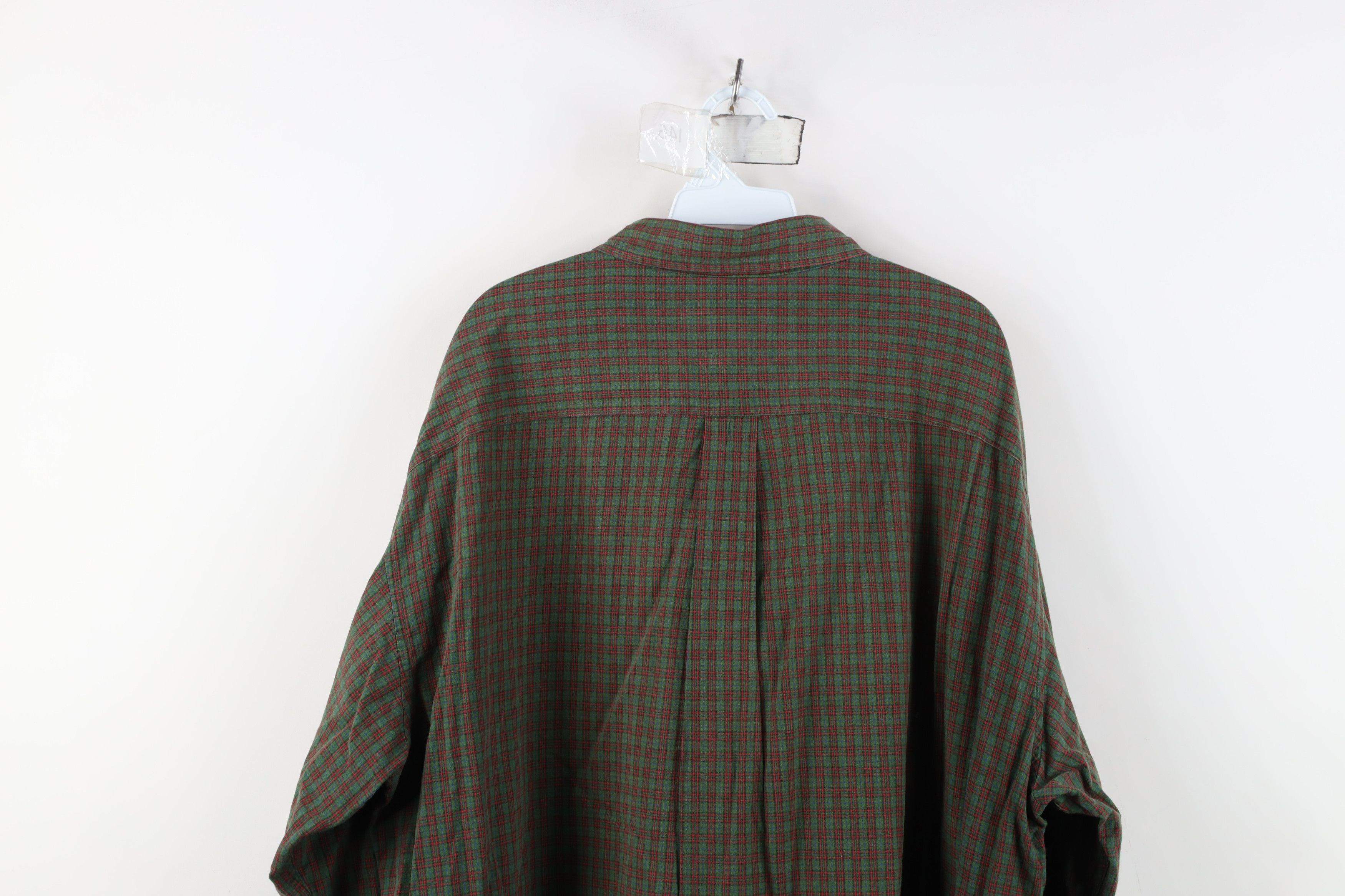 J.Crew Vintage 90s J Crew Collared Button Down Shirt Plaid Cotton Size US XXL / EU 58 / 5 - 9 Thumbnail