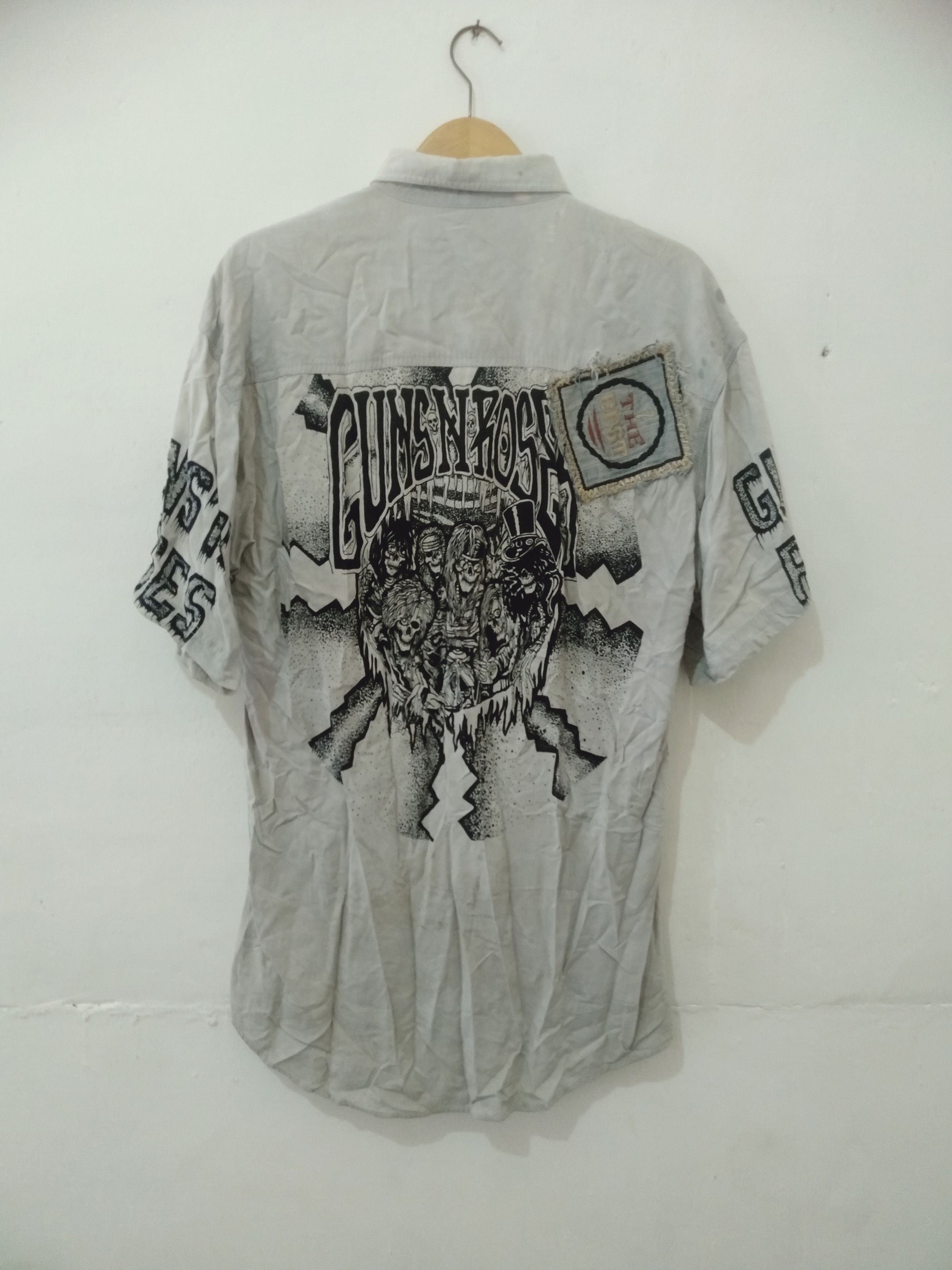 Band Tees T shirt big logo Gun N Roses vintage tee Size US XL / EU 56 / 4 - 2 Thumbnail
