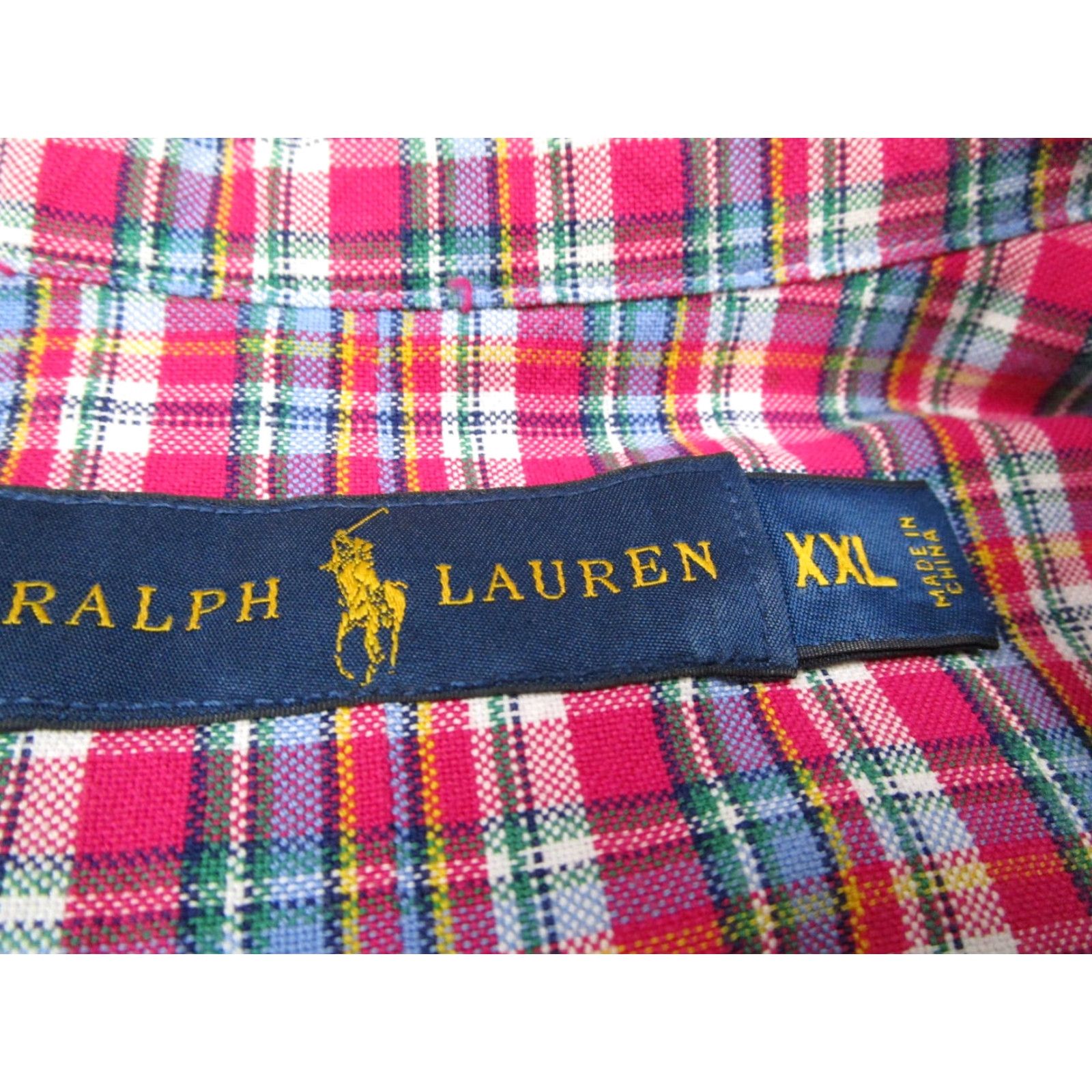 Ralph Lauren Ralph Lauren Shirt Men Pink Check 2XL XXL Button Up Long Sleeve Twill Pony Size US XXL / EU 58 / 5 - 2 Thumbnail