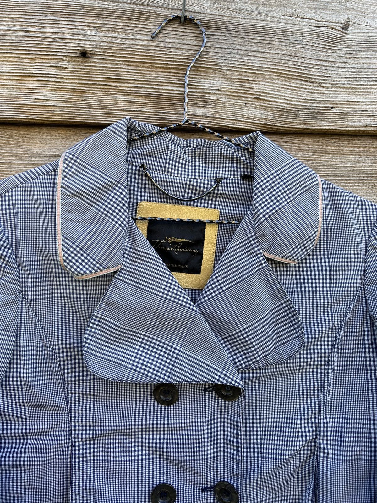 Burberry Vintage Thomas Burberry Checkered Short Jacket Size S / US 4 / IT 40 - 2 Thumbnail