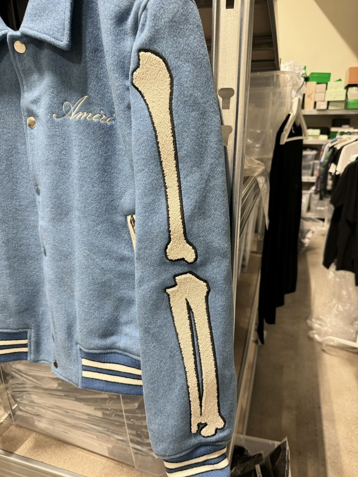 Amiri Amiri Bones Varsity Jacket NEW 2000$ Size US L / EU 52-54 / 3 - 2 Thumbnail