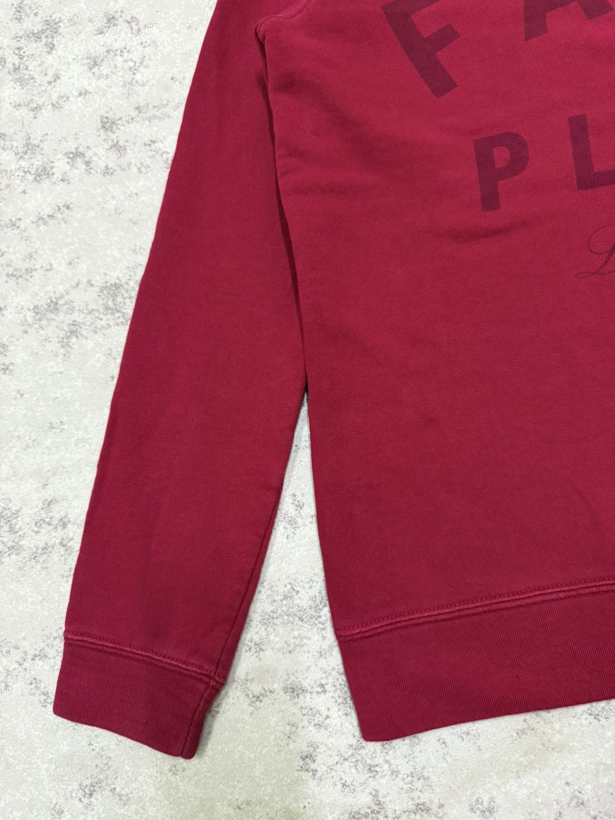 Lacoste Lacoste Spellout Maroon Sweatshirt Size US S / EU 44-46 / 1 - 6 Thumbnail