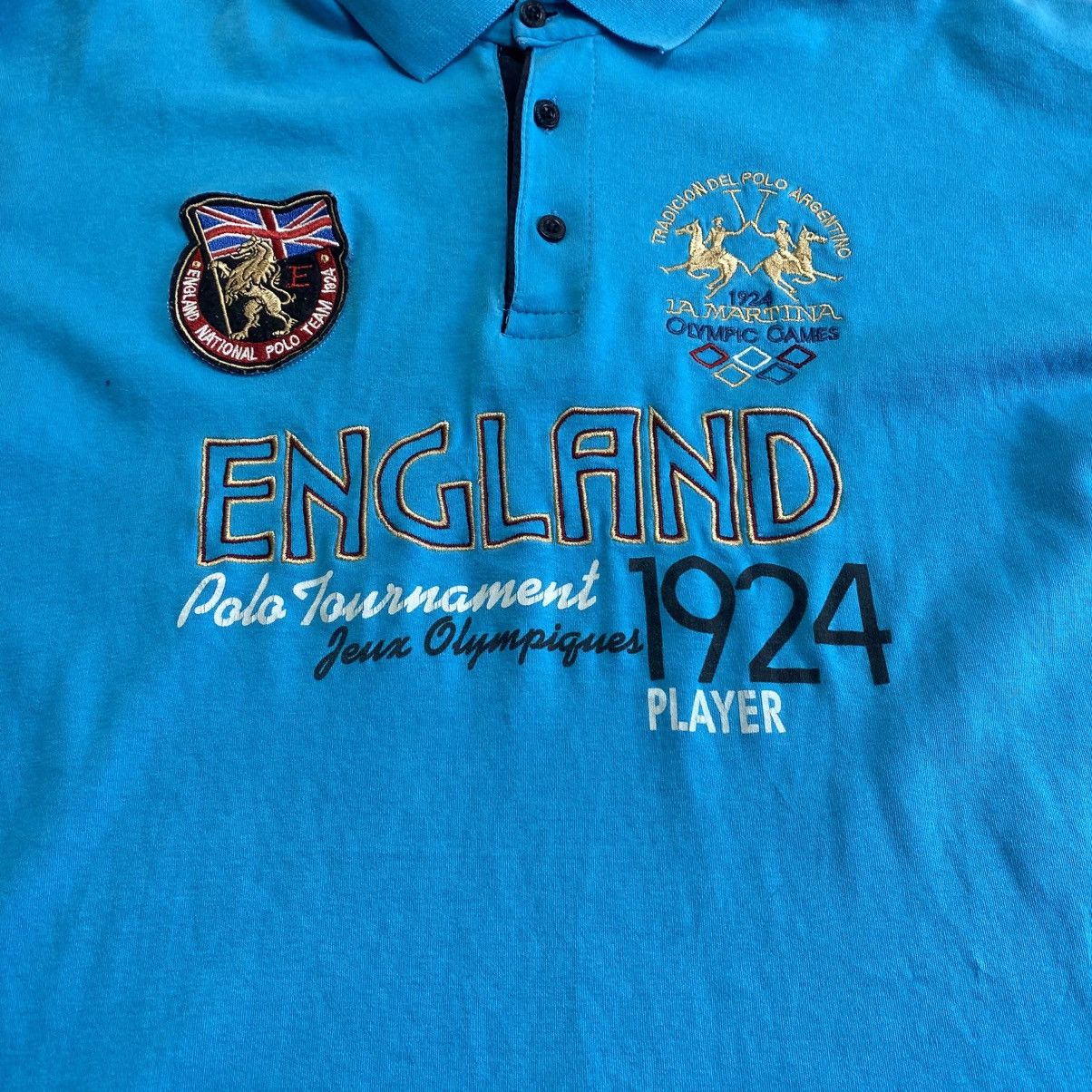 La Martina La Martina Vintage England Polo T-Shirt Size US XL / EU 56 / 4 - 4 Thumbnail