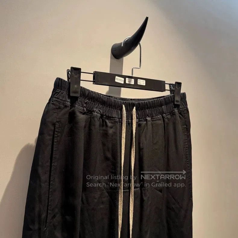 Rick Owens Rick Owens Silk Drawstring Shorts. Size US 37 - 3 Thumbnail