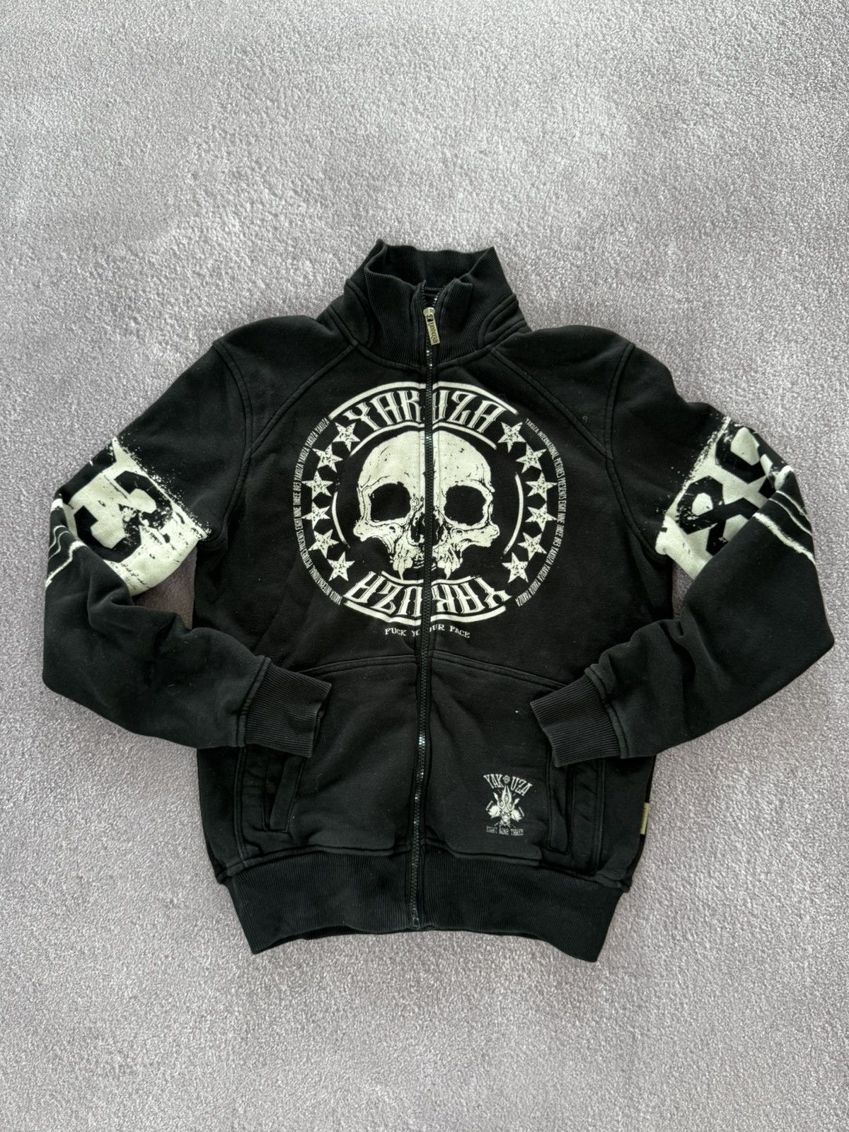 20471120 Vintage Diesel Style Faded Grunge Zip Up Jumper Sweatshirt Size US M / EU 48-50 / 2 - 1 Thumbnail