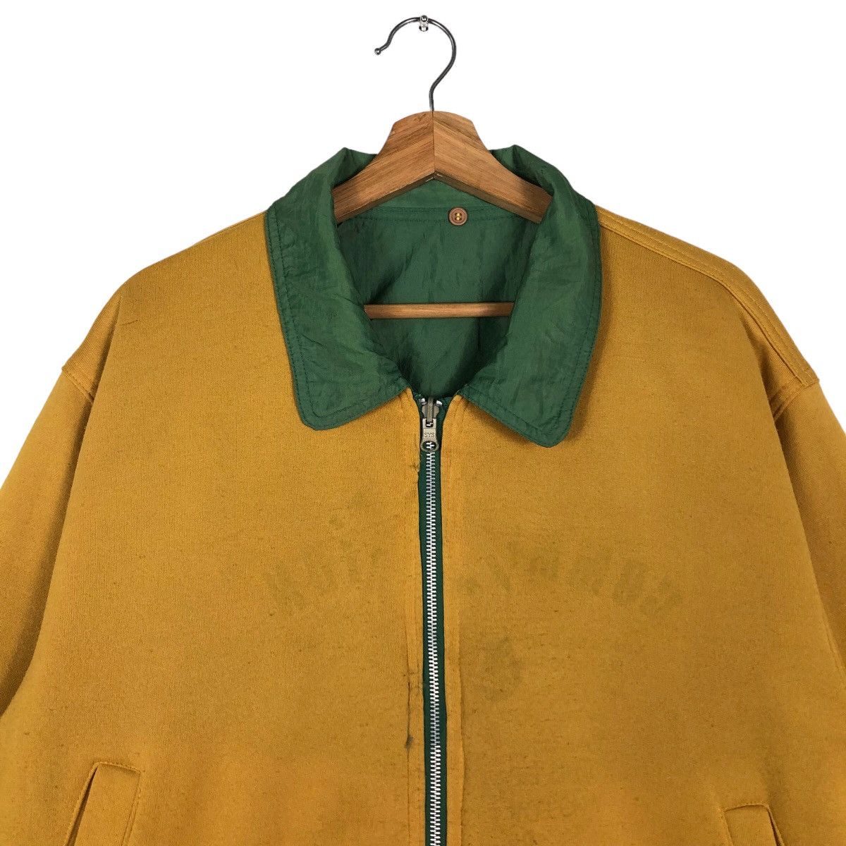 Hysteric Glamour 🔥90’s Vintage Reversible Bomber Jacket Communication Japan Size US L / EU 52-54 / 3 - 14 Thumbnail