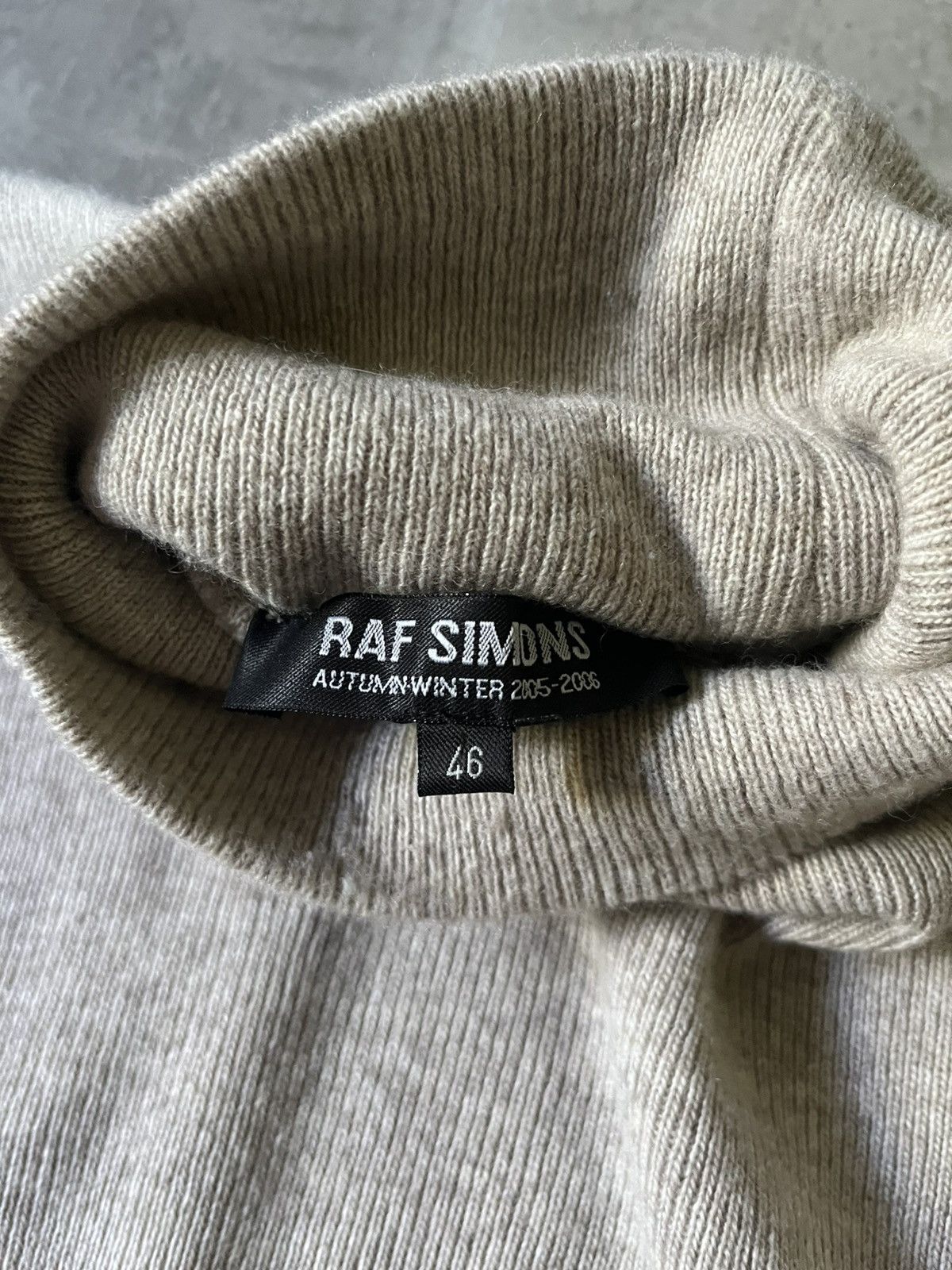 Raf Simons Raf Simons A/W 05-06 Abstract color block turtleneck sweater Size US S / EU 44-46 / 1 - 3 Thumbnail