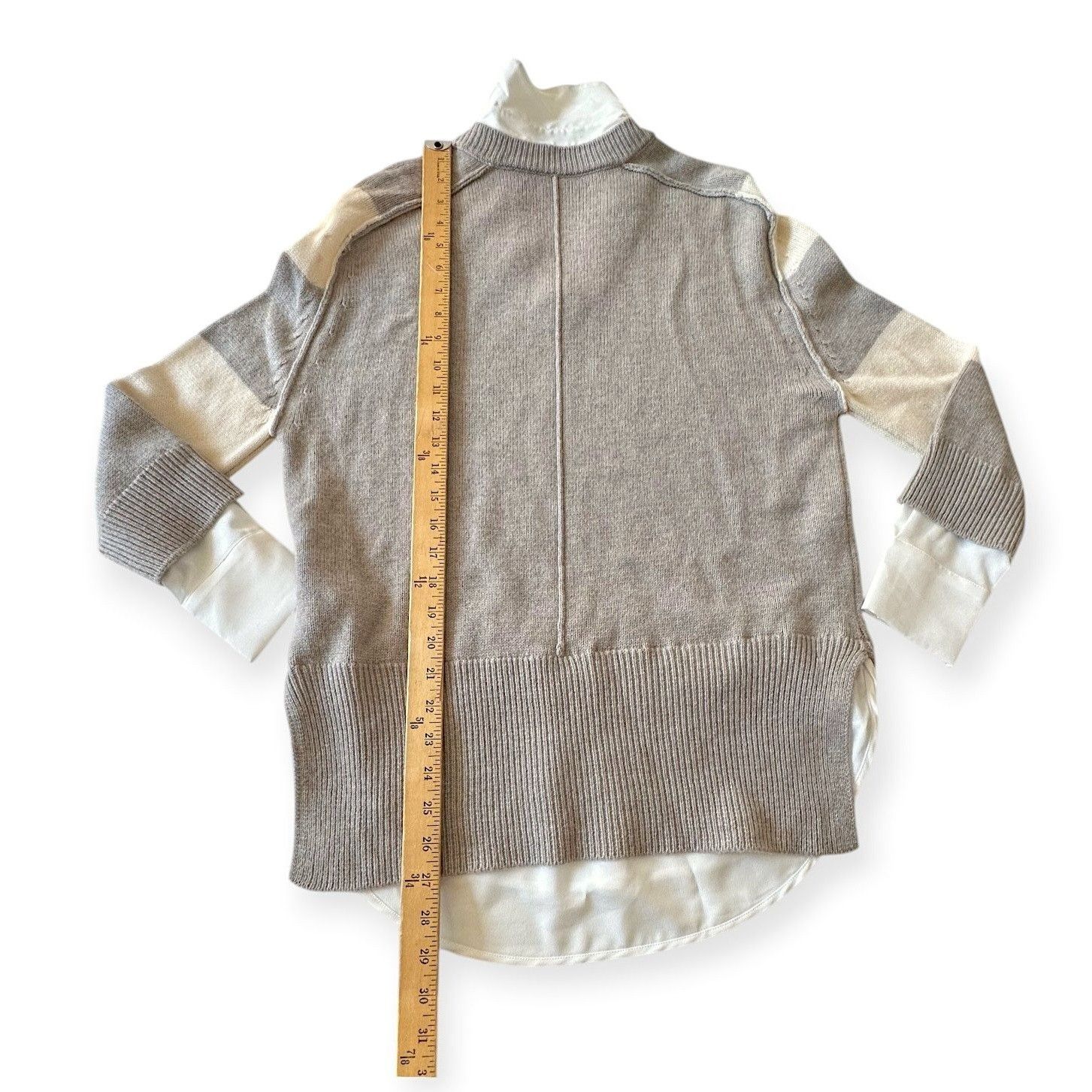Brochu Walker Brochu Walker Striped V Neck Layered Pullover Sweater. Size Size XS / US 0-2 / IT 36-38 - 16 Thumbnail