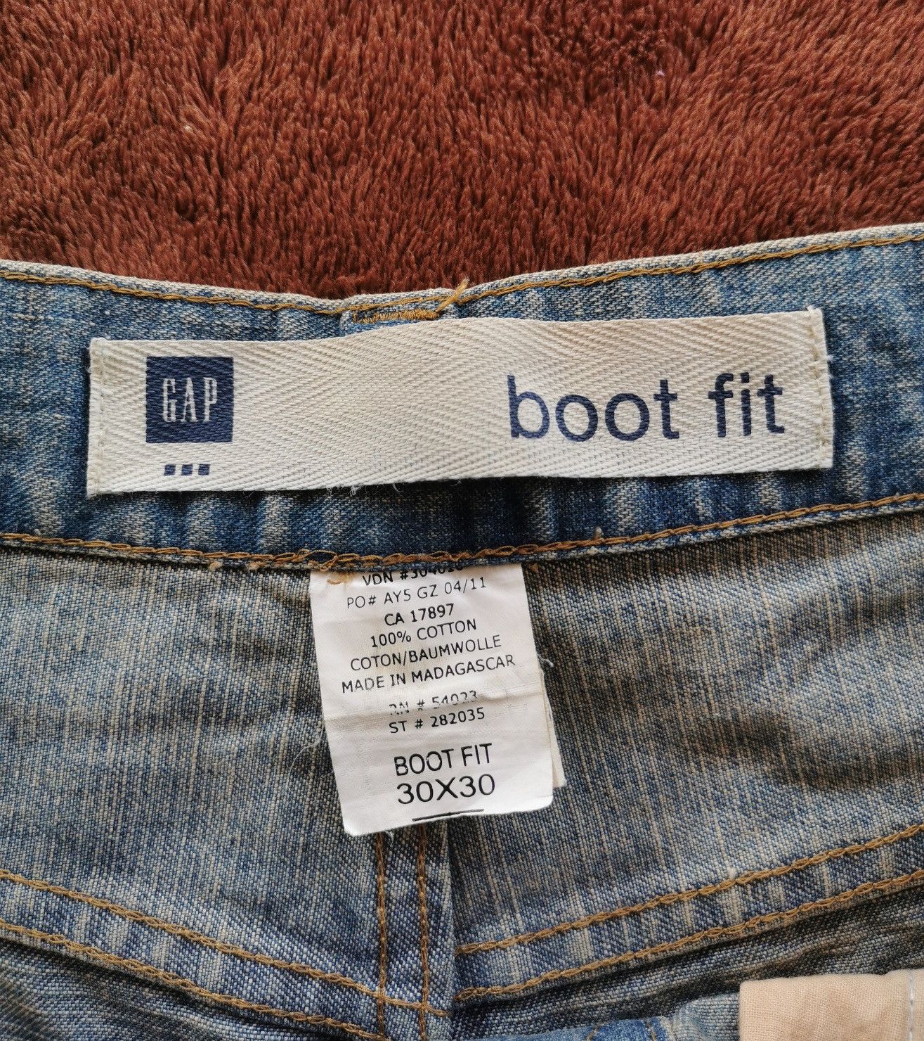 Tornado Mart Vintage Gap Bootcut Light Denim Jeans Size US 30 / EU 46 - 8 Thumbnail