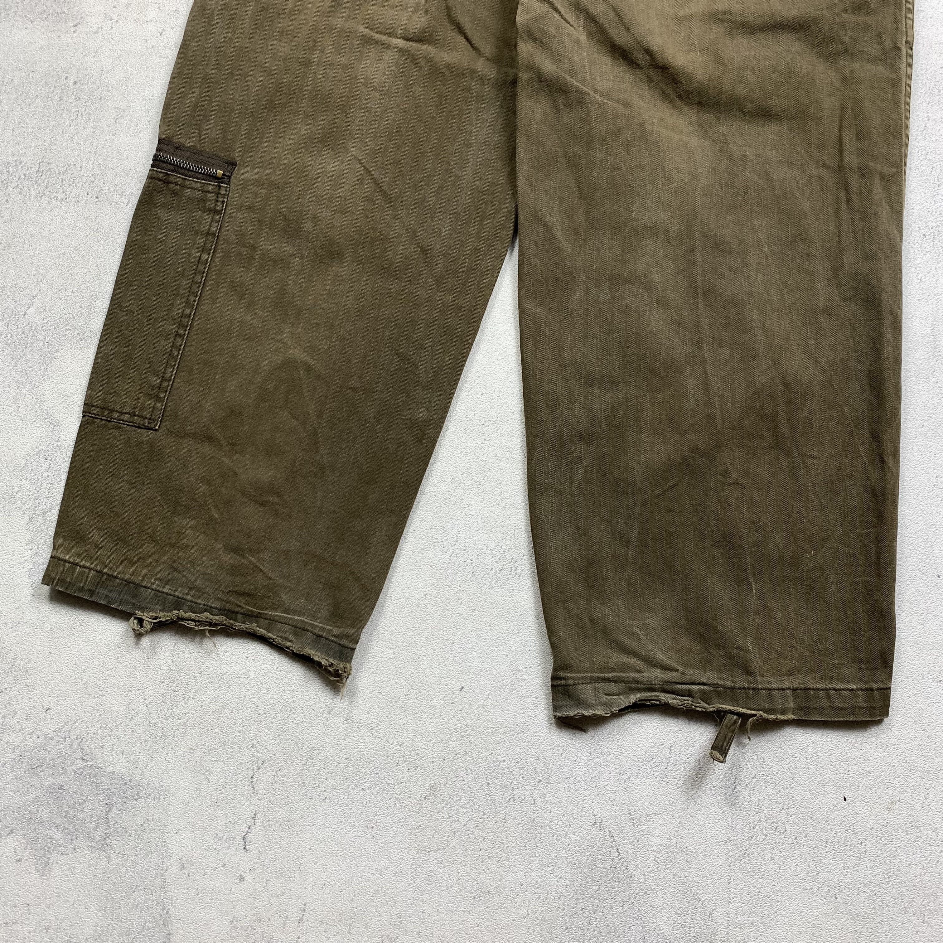 Japanese Brand Multi Pocket Cargo Pants Baggy