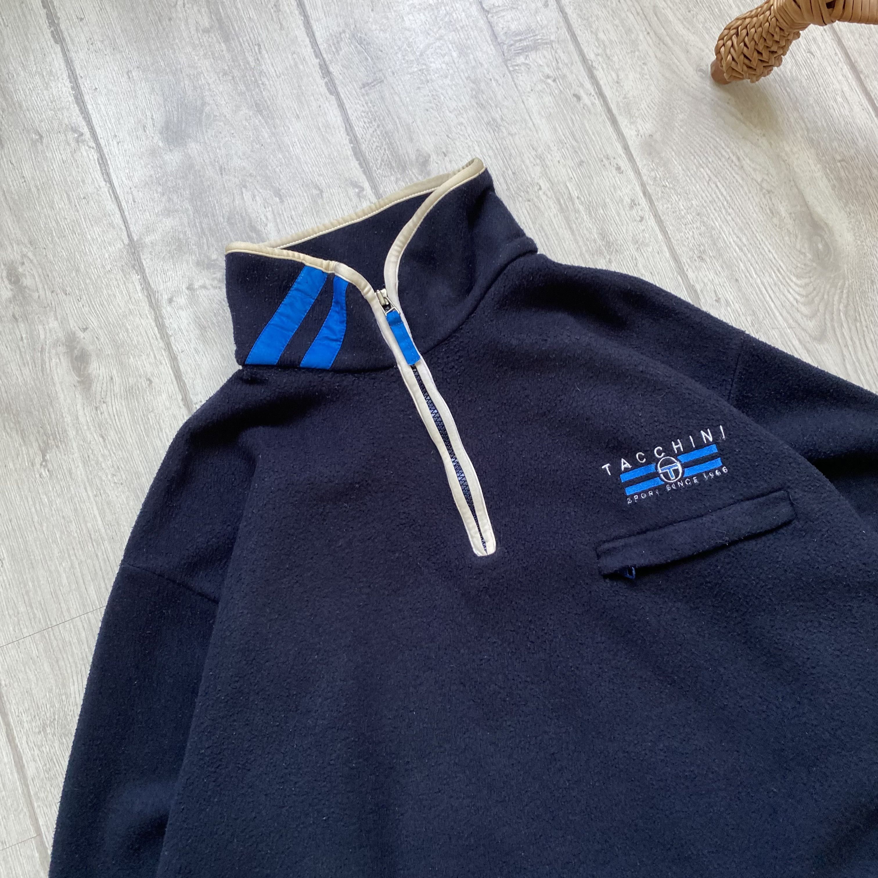 Sergio Tacchini Vintage 80-90s Sergio Tacchini Fleece pullover sweatshirt Size US L / EU 52-54 / 3 - 2 Thumbnail