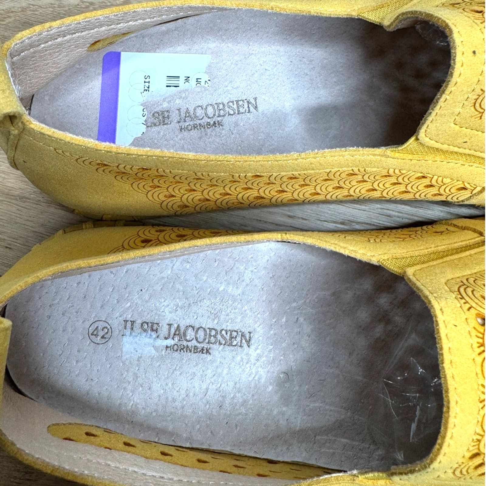 Ilse Jacobsen Ilse Jacobsen Tulip 140 Perforated Slip-On Yellow Sneakers Size US 11.5 / IT 41.5 - 6 Thumbnail