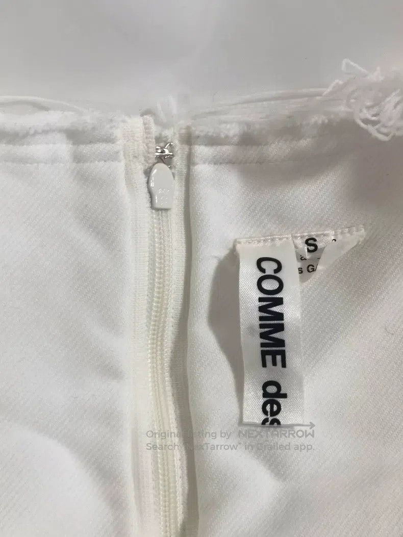 Comme des Garcons Comme des Garcons Heavy duty sleeveless white dress Size S / US 4 / IT 40 - 4 Thumbnail