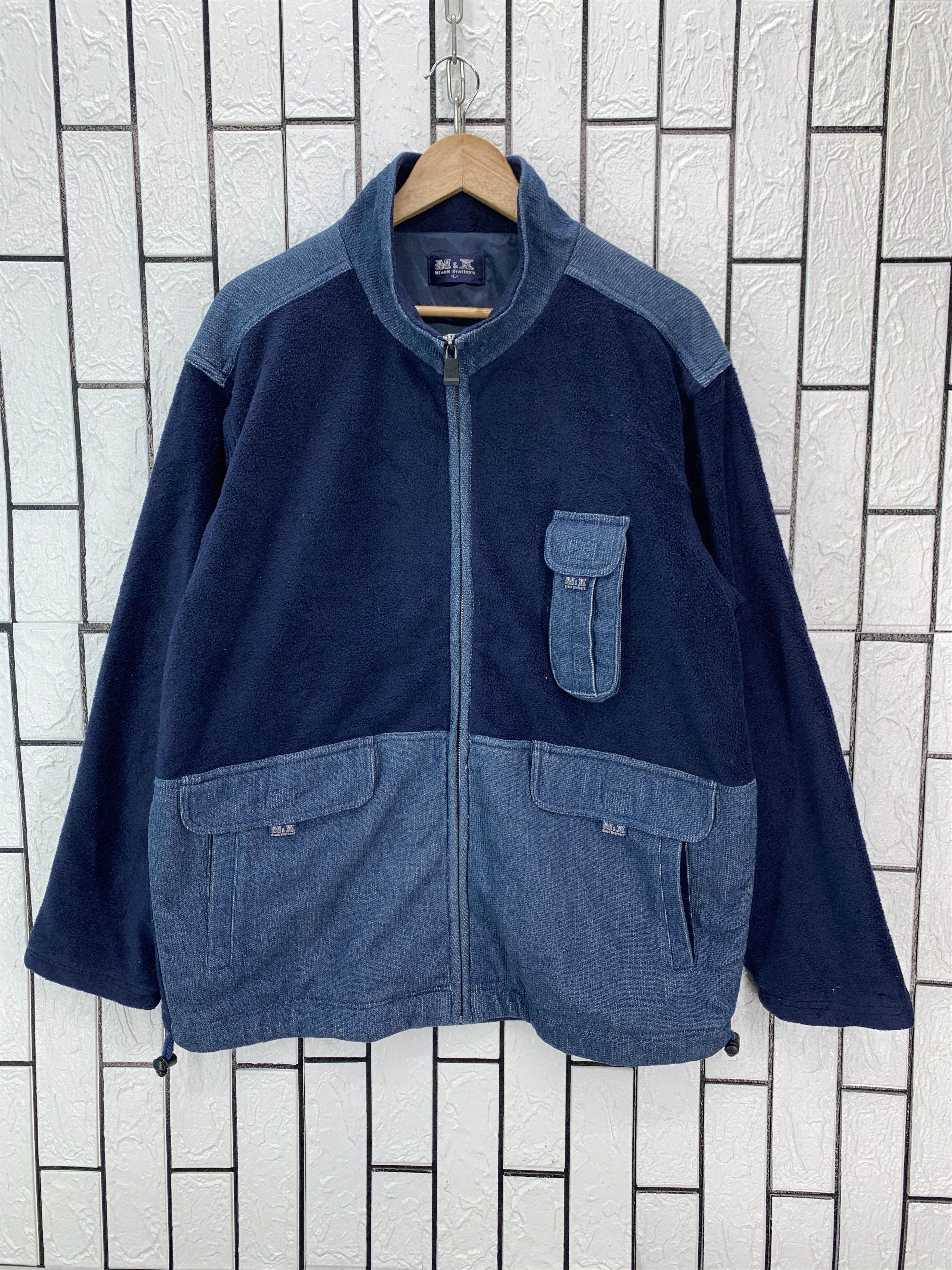 M & X Black Brothers Fleece/Denim