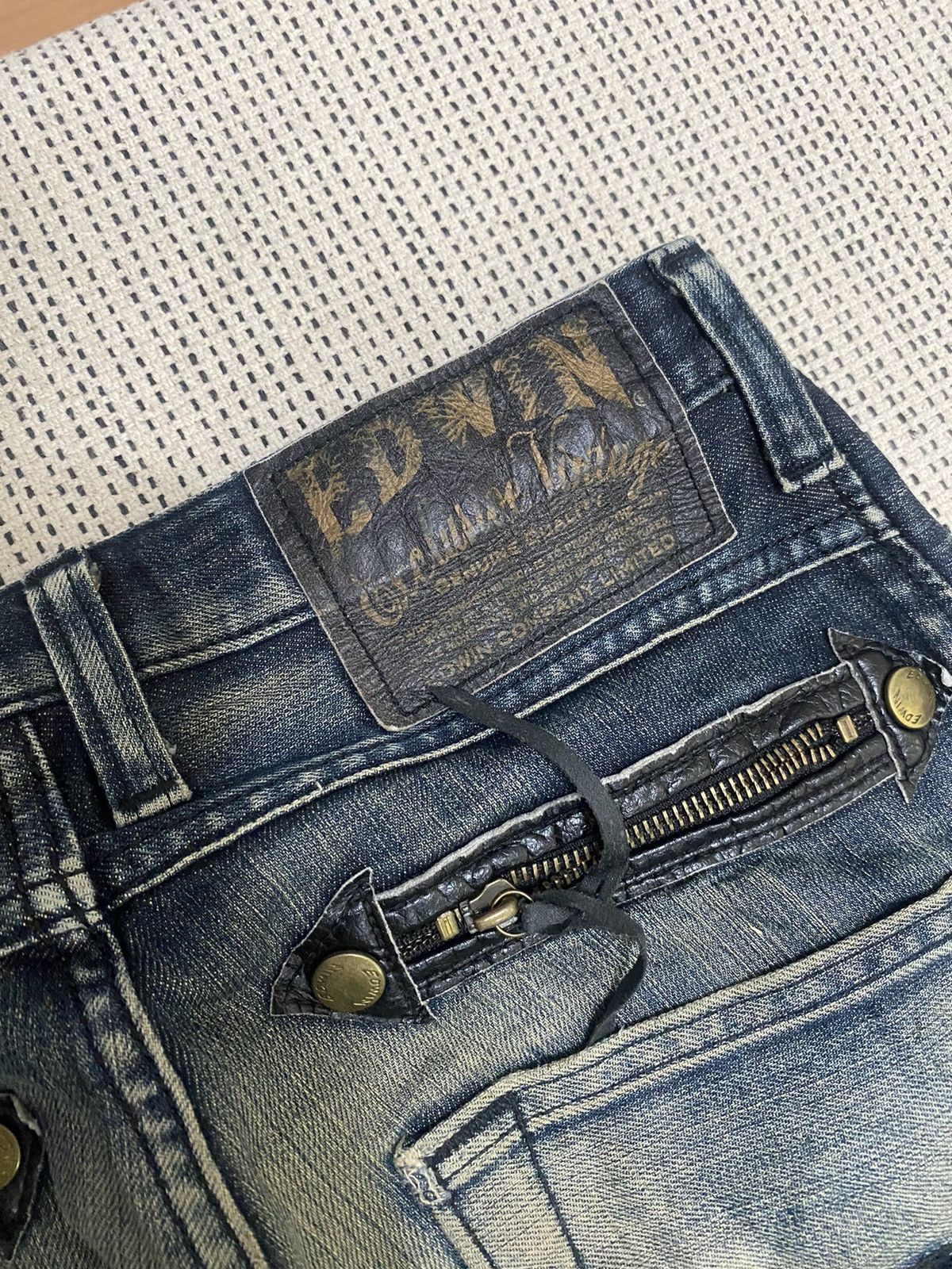 Edwin × Japanese Brand Vtg edwin compeny limited very rare Size US 29 - 5 Thumbnail