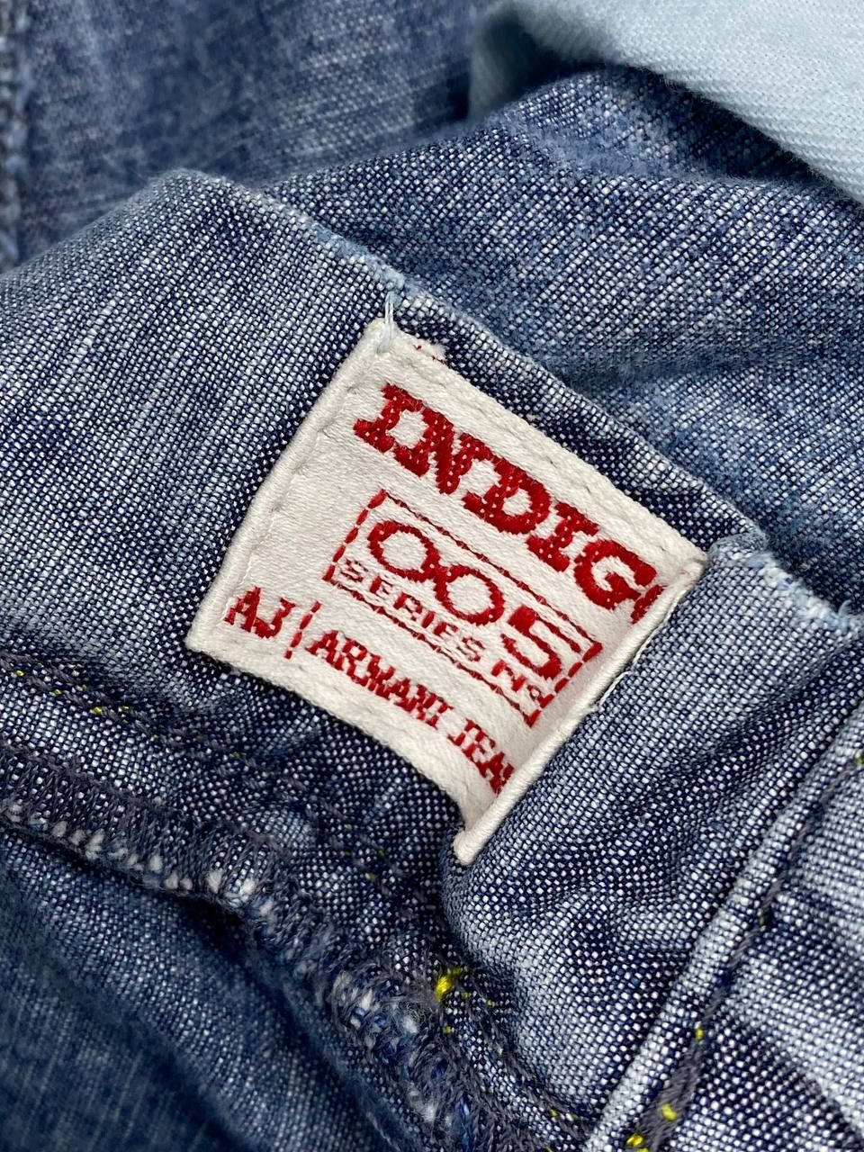 Armani Vintage Armani Jeans Denim Jeans Big Logo Size US 31 - 14 Thumbnail
