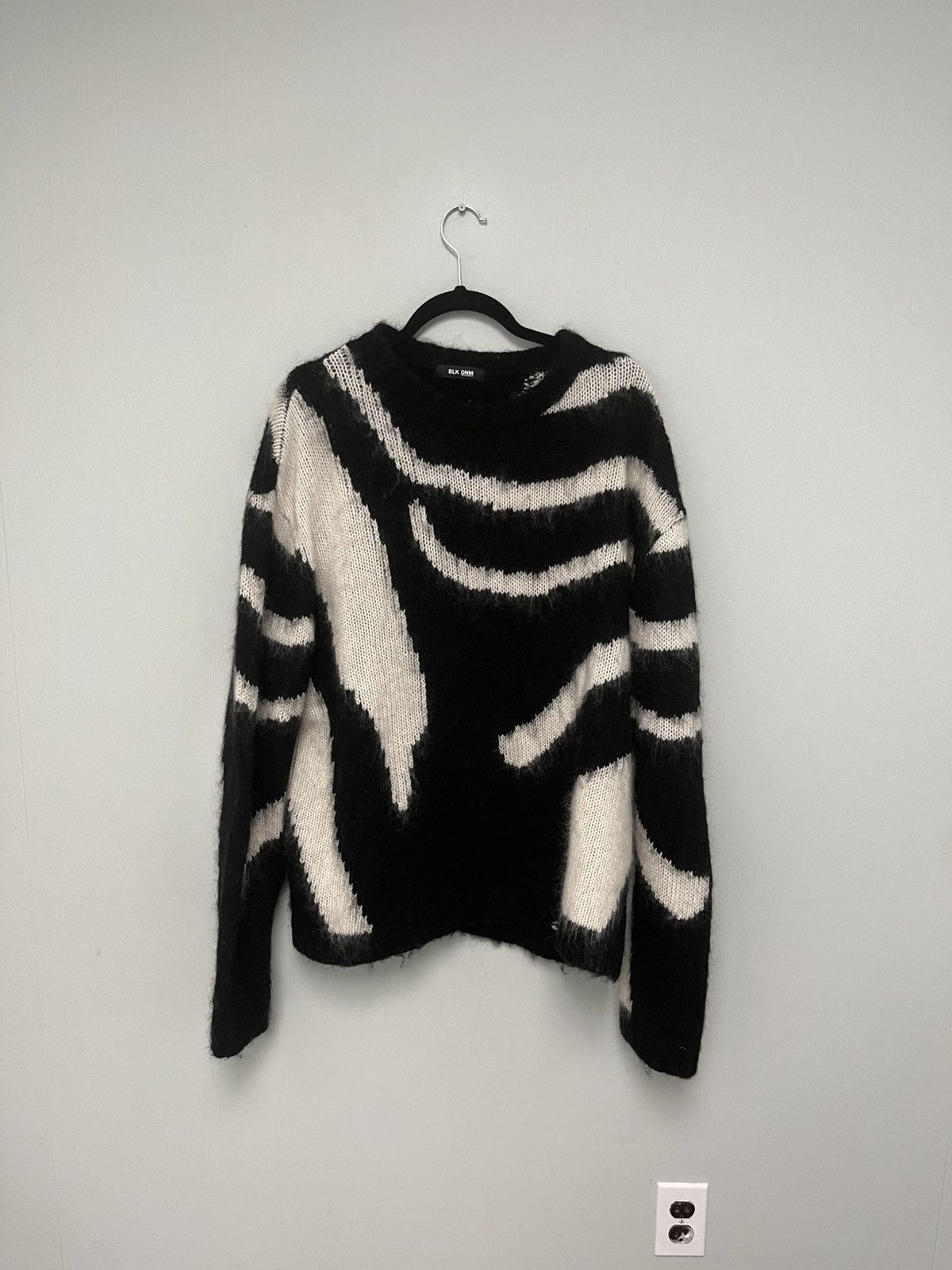 Blk Dnm Intarsia Sweater Size large Size US L / EU 52-54 / 3 - 5 Thumbnail