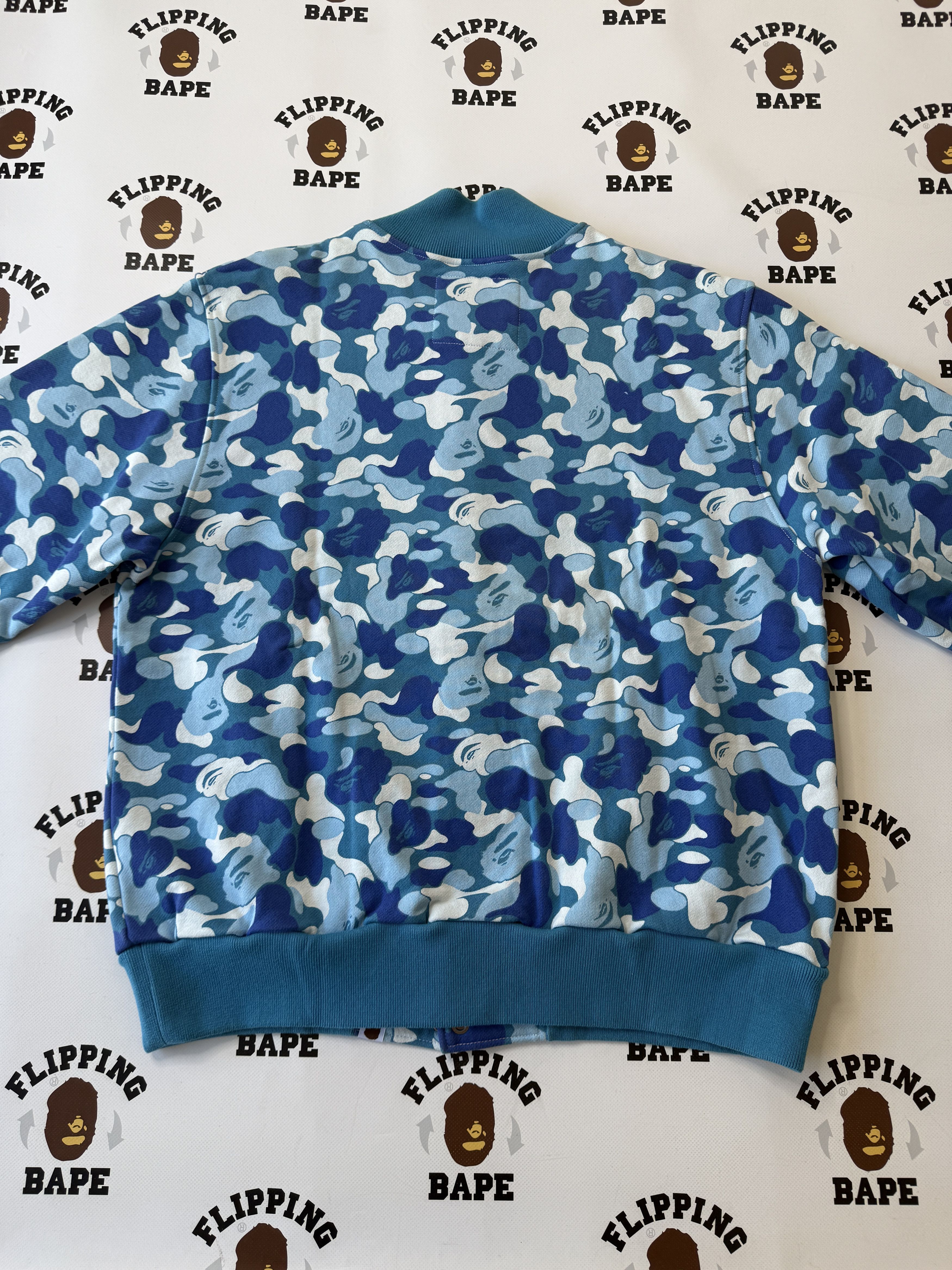 Bape BAPE NIGO FAVORITE SHOP ABC CAMO SWEAT VARSITY JACKET (2008) Size US L / EU 52-54 / 3 - 8 Thumbnail
