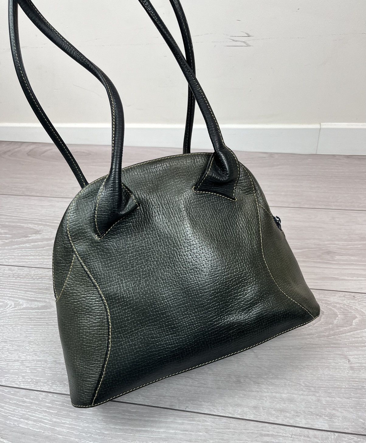 Loewe Loewe Vintage 80s Luxury Leather Shoulder Bag Womens Size ONE SIZE - 2 Thumbnail