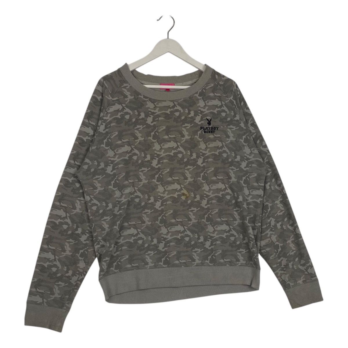 Playboy × Vintage Vintage Playboy Bunny Embroidered Crewneck Sweatshirt Gray Size US L / EU 52-54 / 3 - 3 Thumbnail