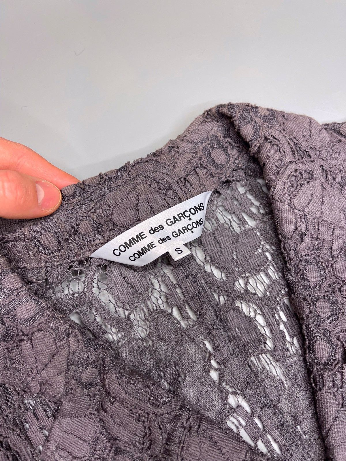 Comme des Garcons RARE Comme Des Garcons Lace Coat Archive Size S / US 4 / IT 40 - 3 Thumbnail