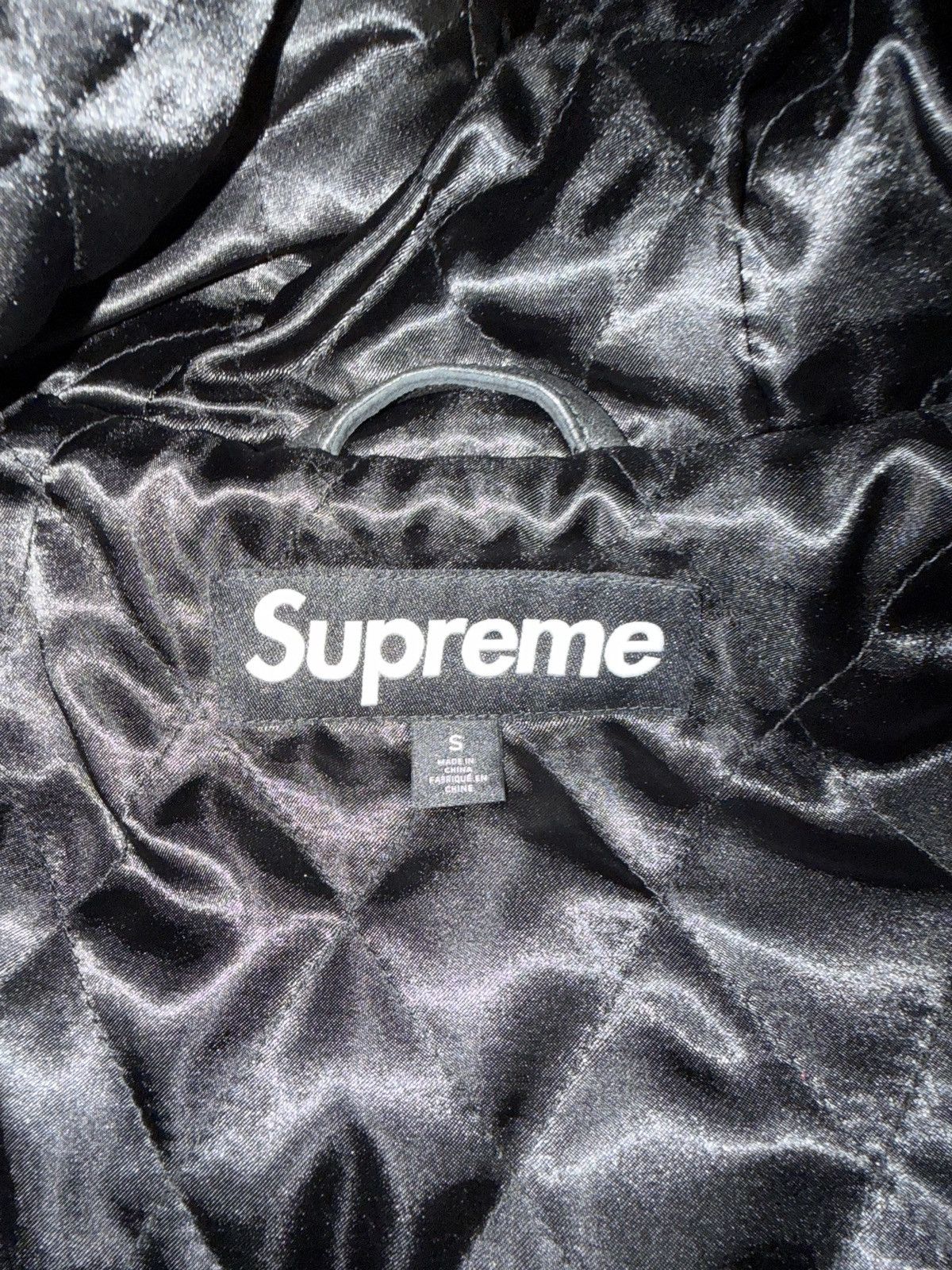 Supreme supreme guns embroidered leather jacket Size US S / EU 44-46 / 1 - 5 Thumbnail