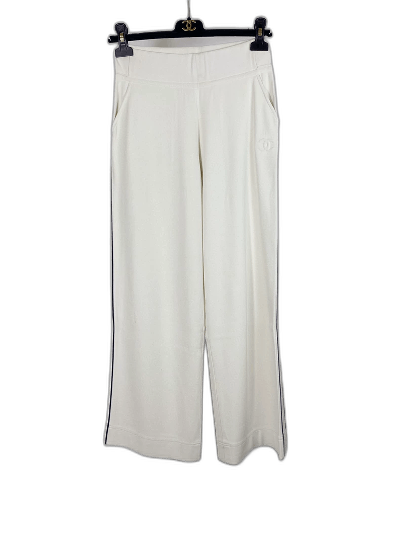 Chanel Chanel Logo Straight Leg Trousers -2505 Size US 38 / EU 54 - 1 Thumbnail